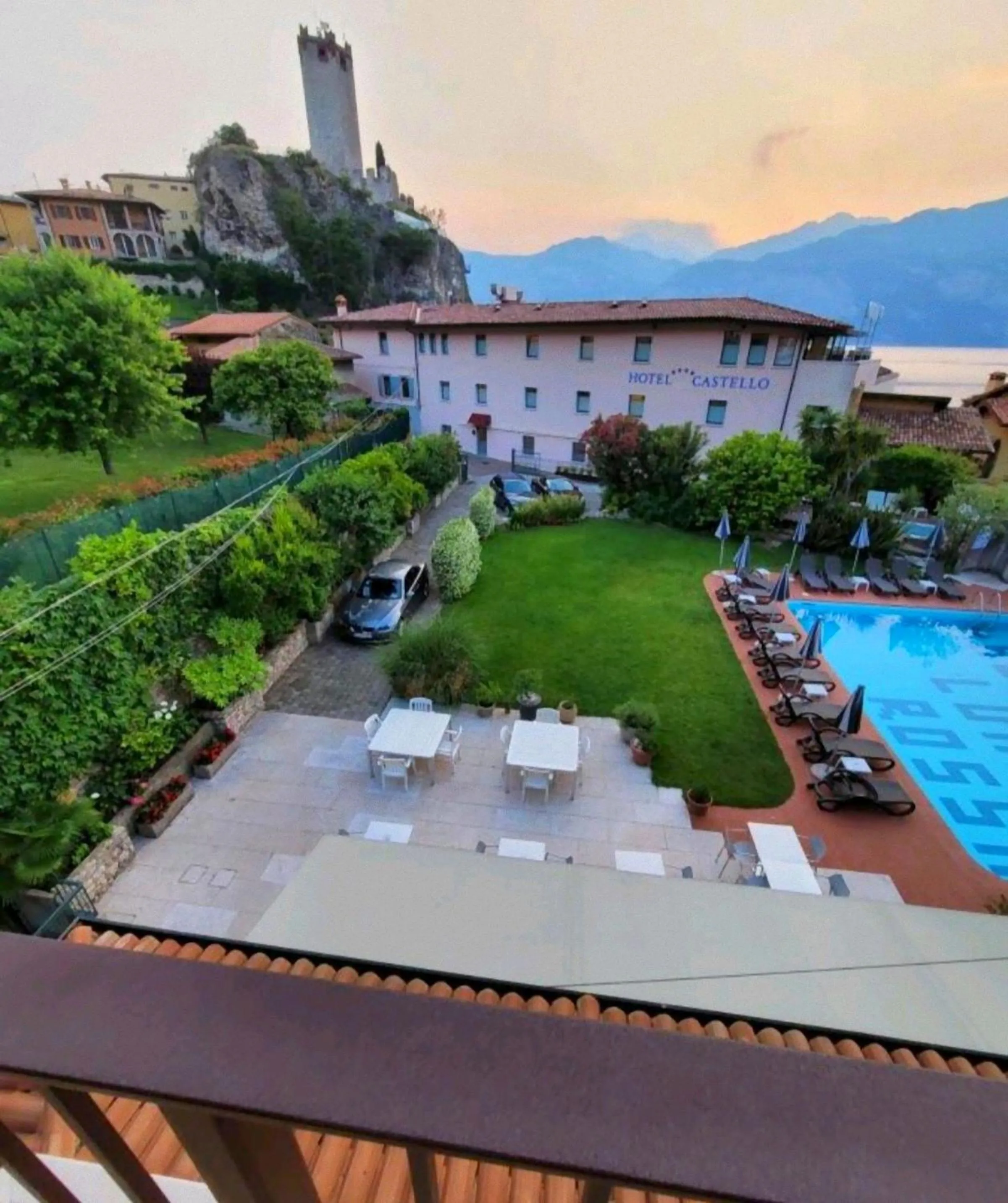 Swimming pool in Hotel Luna Rossa