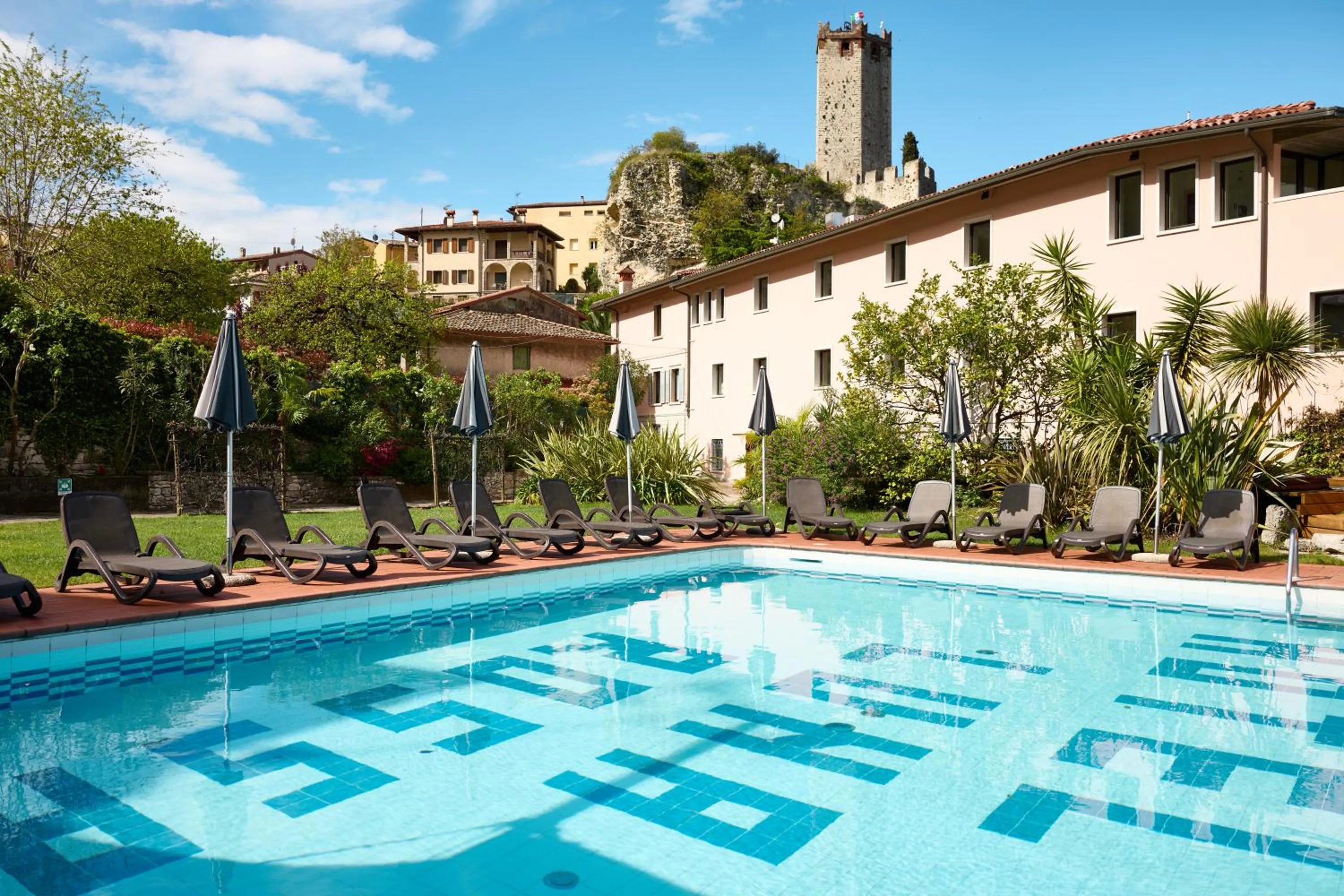 Garden in Hotel Luna Rossa
