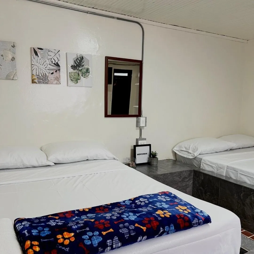 Bed in Hotel Villa Nueva Comfort