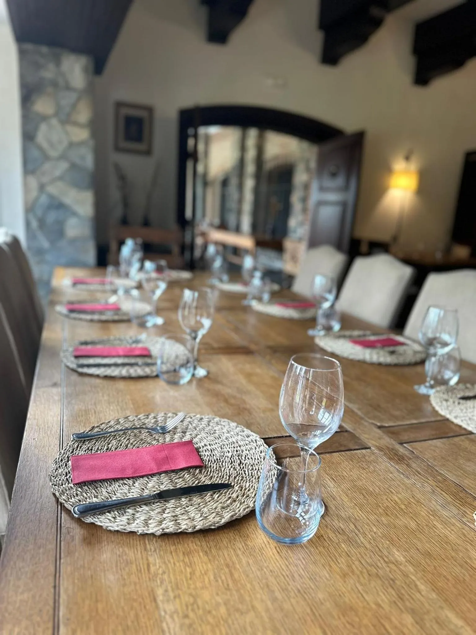 Dining area in La Baguala