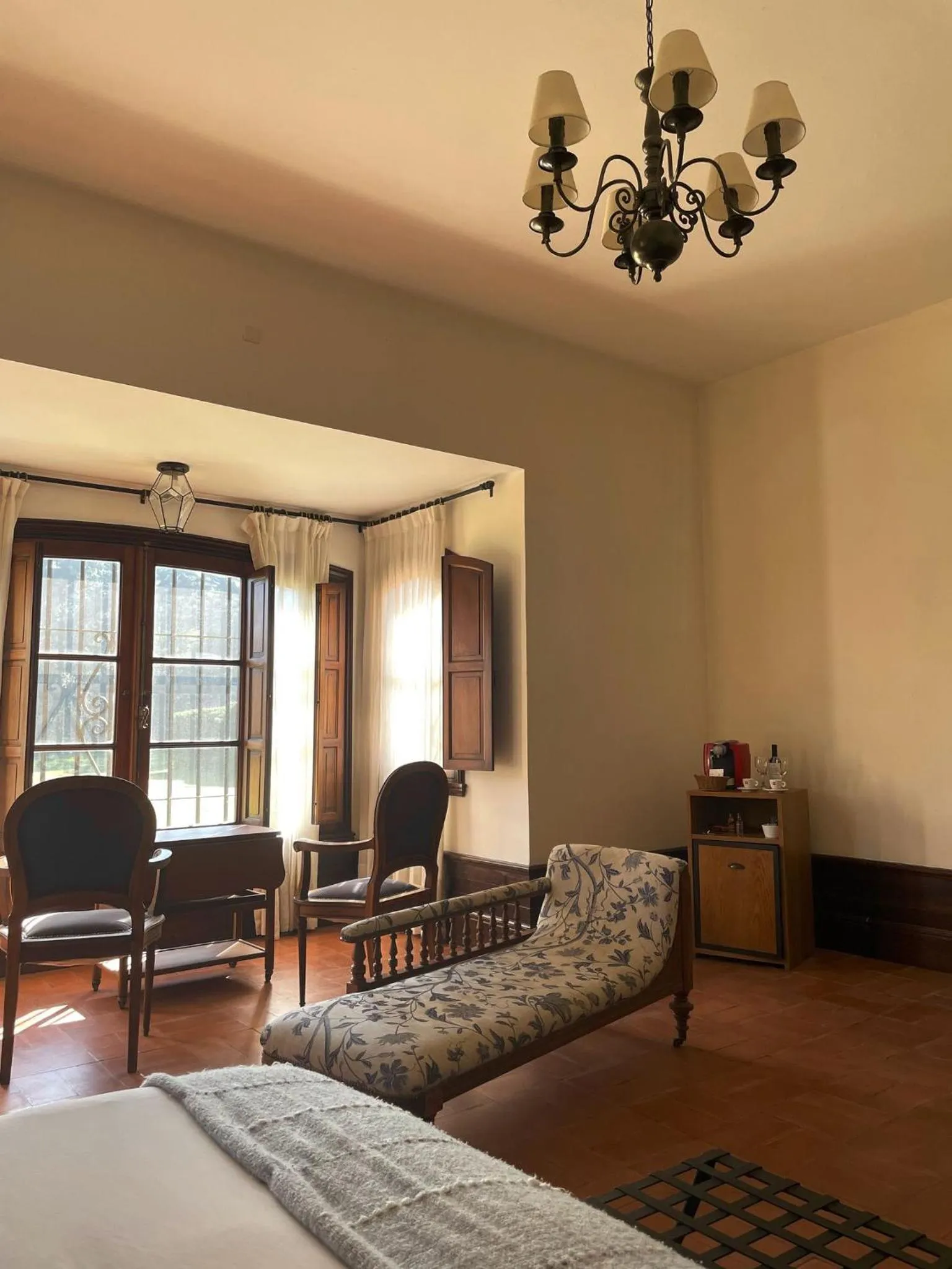 Garden view in La Baguala