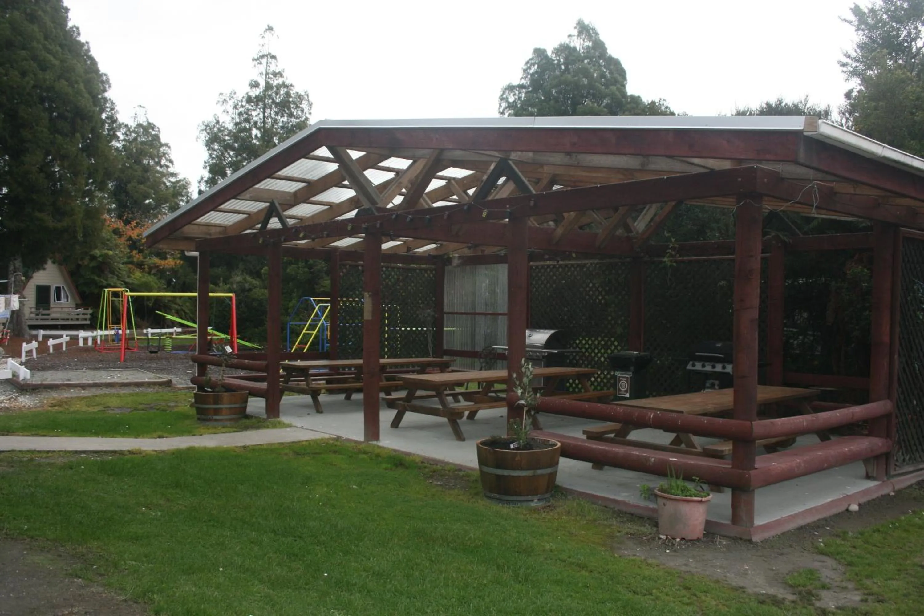 Balcony/Terrace in Westport Kiwi Holiday Park & Motels