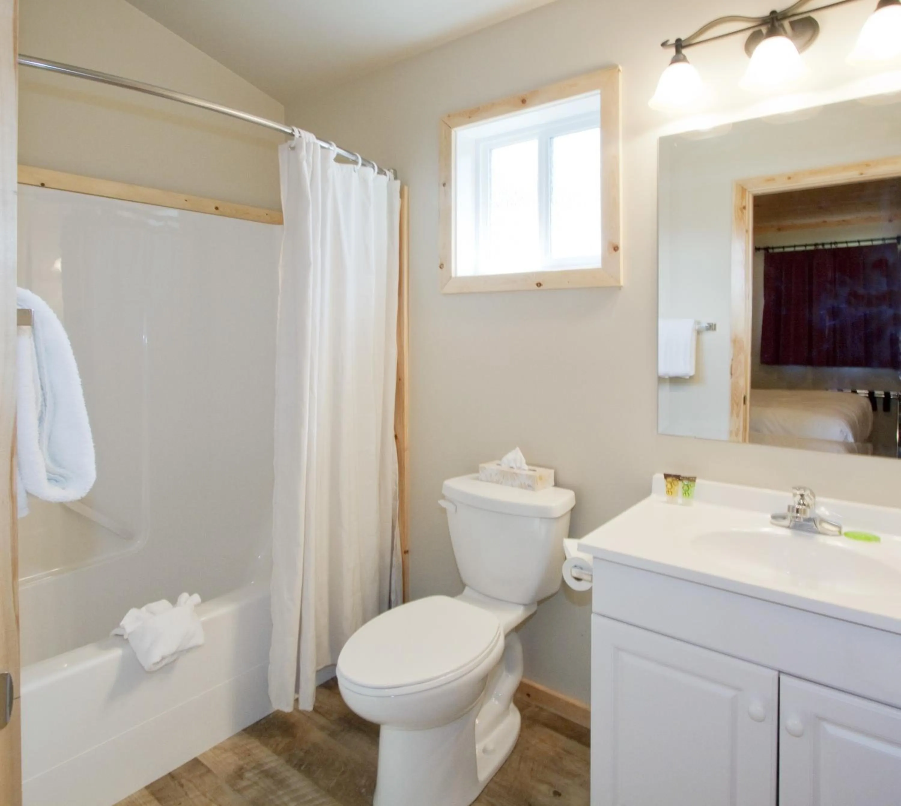 Bathroom in Jasper East Cabins
