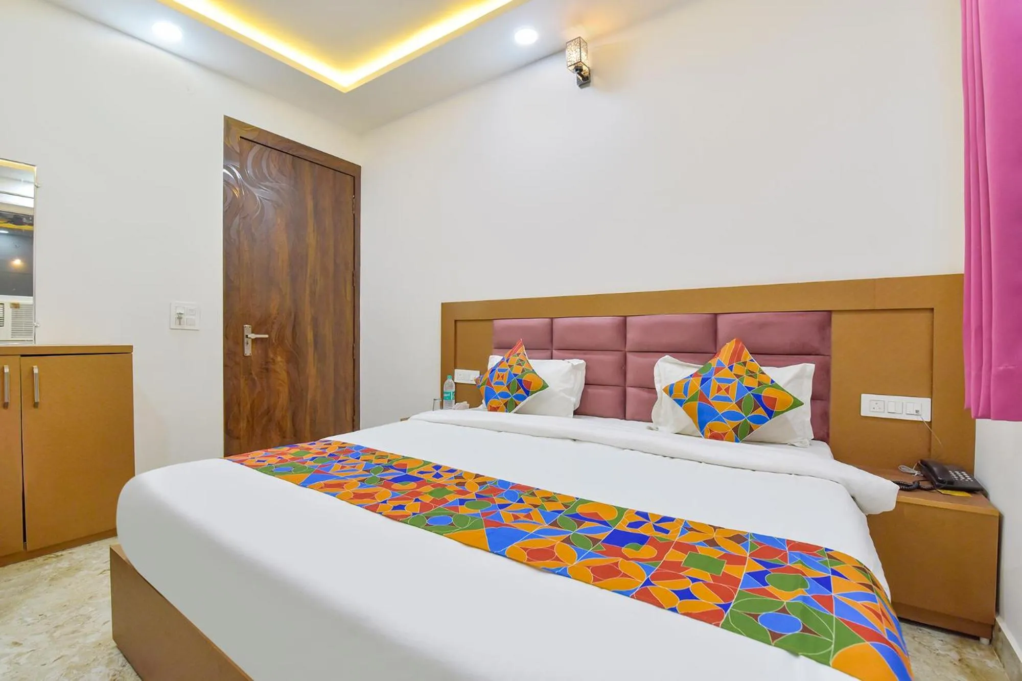 Bed in FabHotel Hari Residency