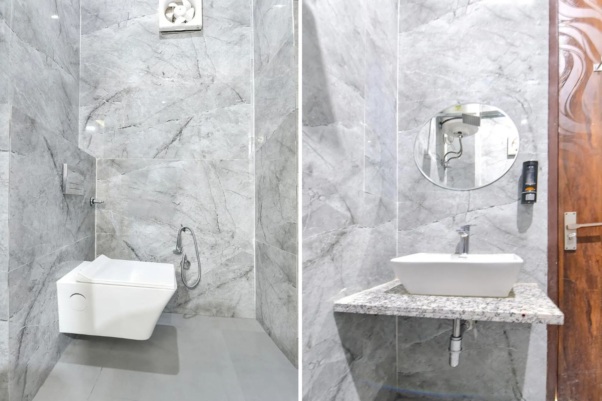 Bathroom in FabHotel Hari Residency