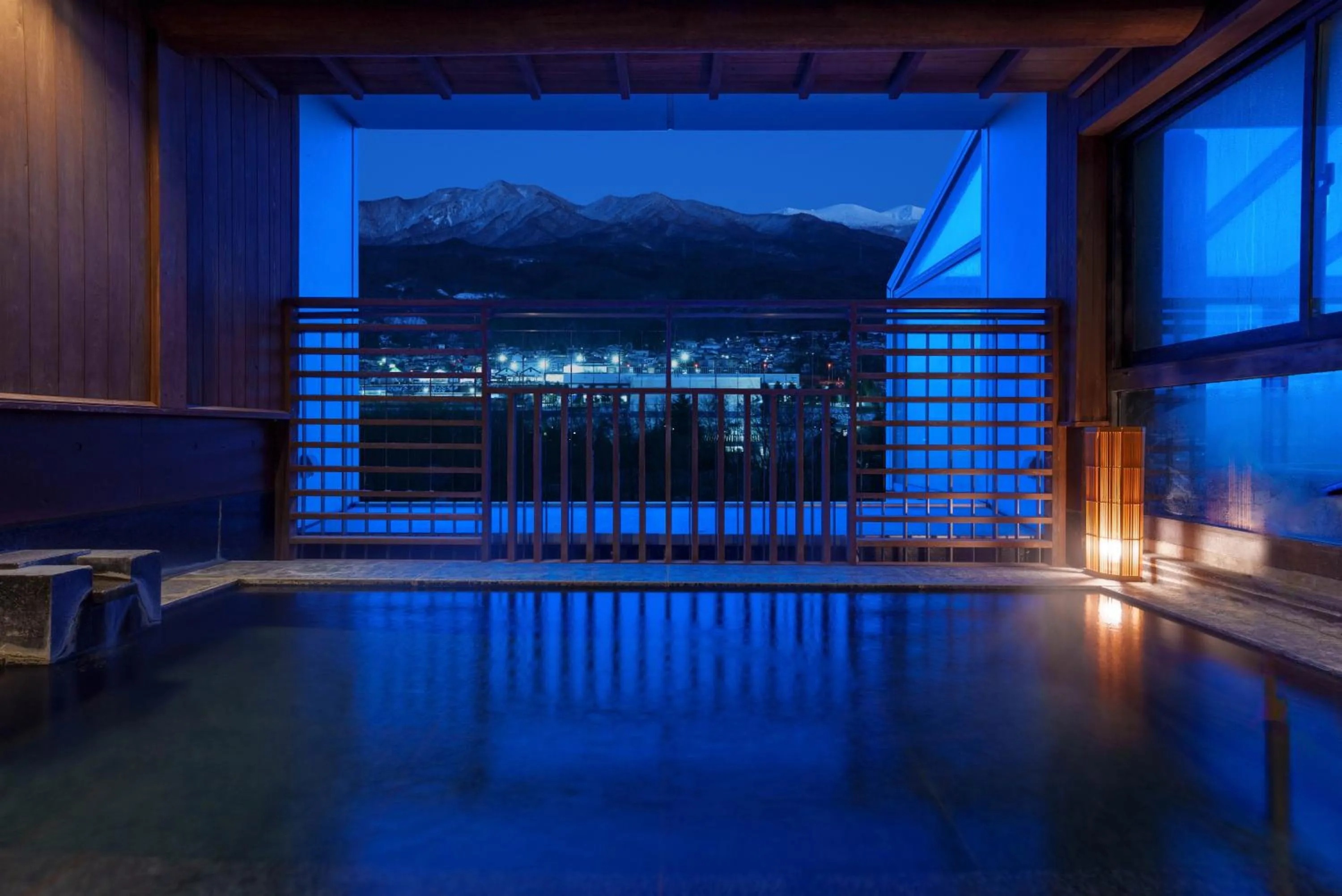 Open Air Bath in Yuuyu No Sato Yusa