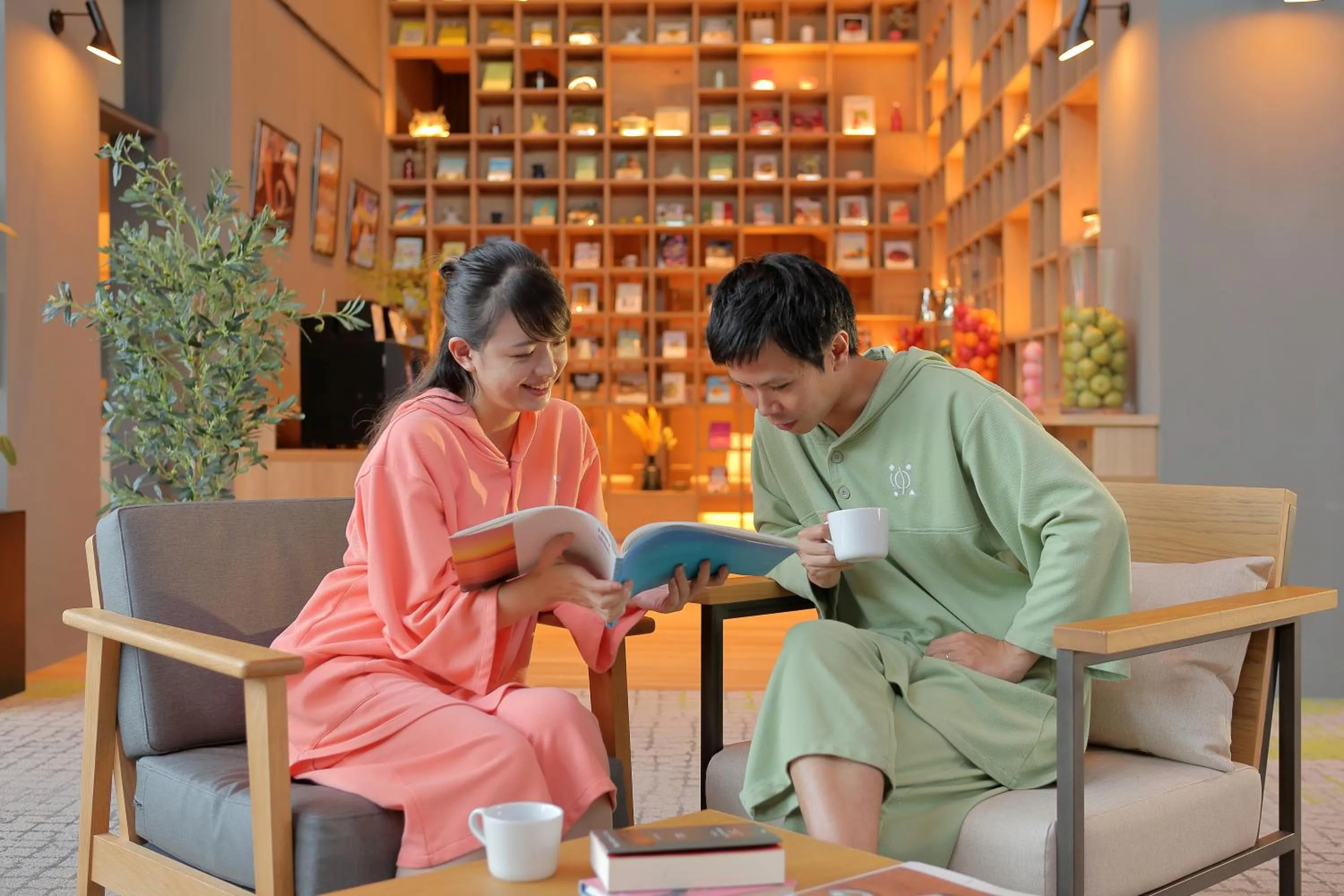 Seating area in Yuuyu No Sato Yusa