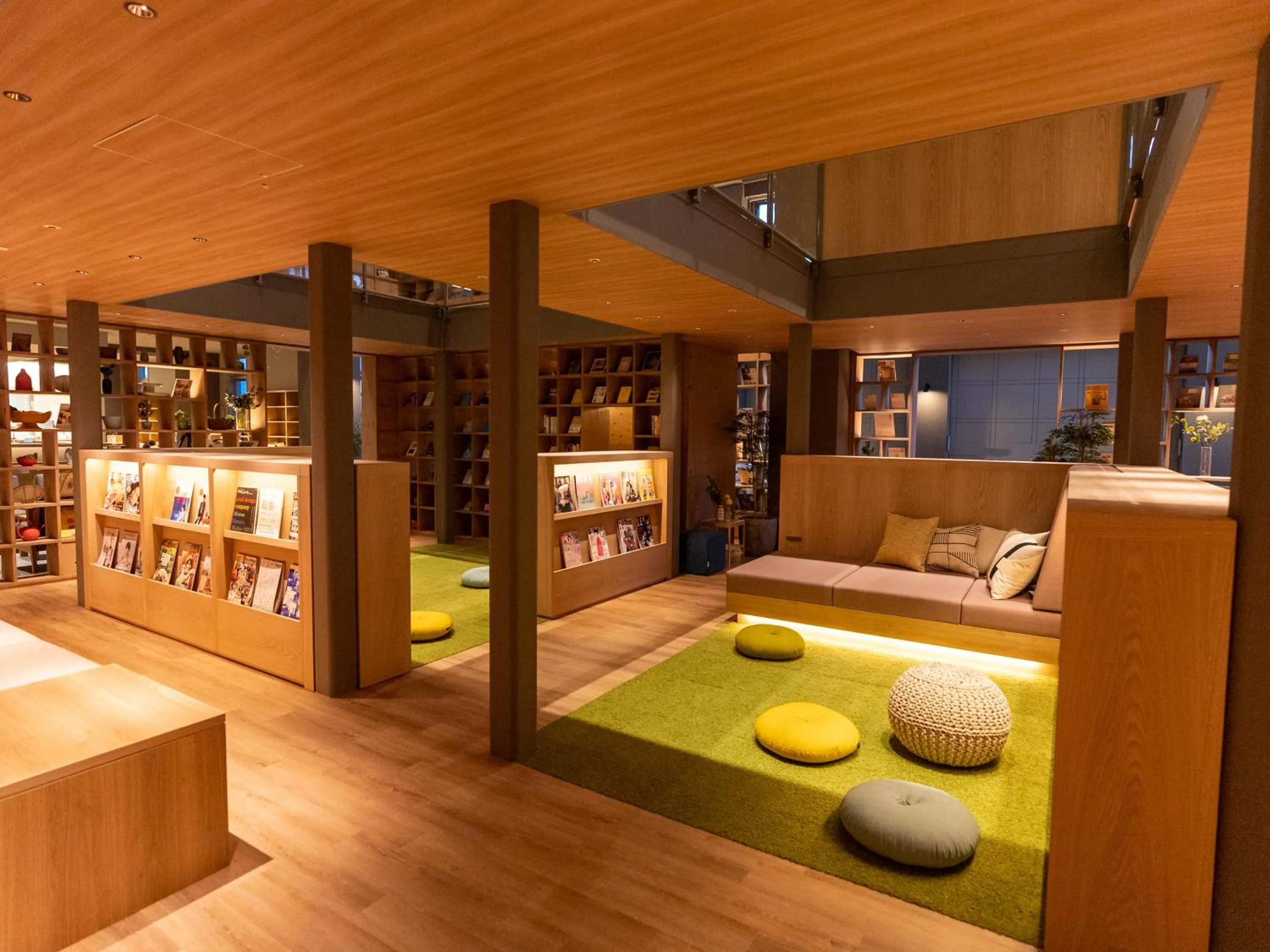 Seating area in Yuuyu No Sato Yusa