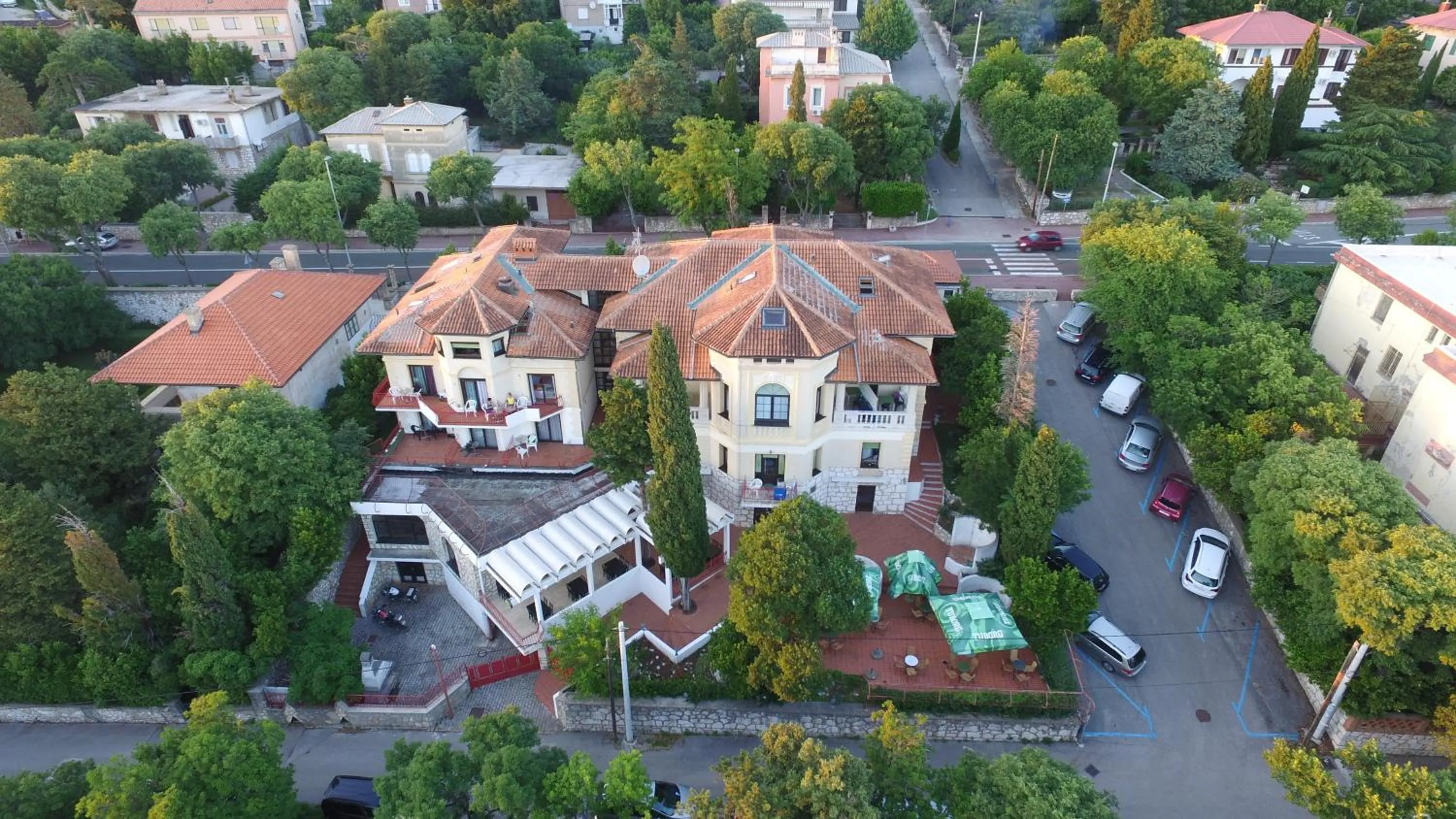 Bird's eye view in Pansion Ruža