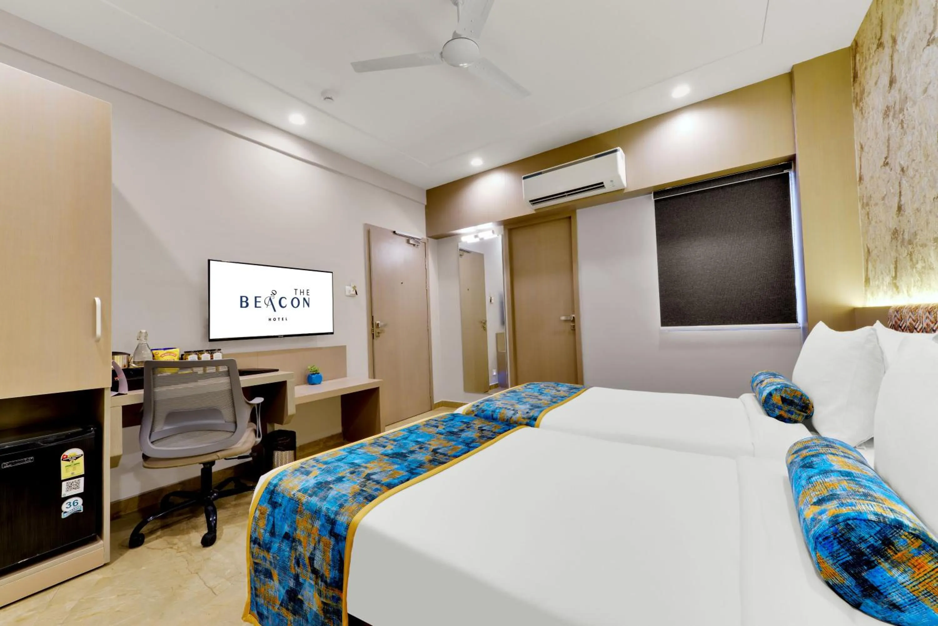 View (from property/room), Bed in Iris Beacon Hotel