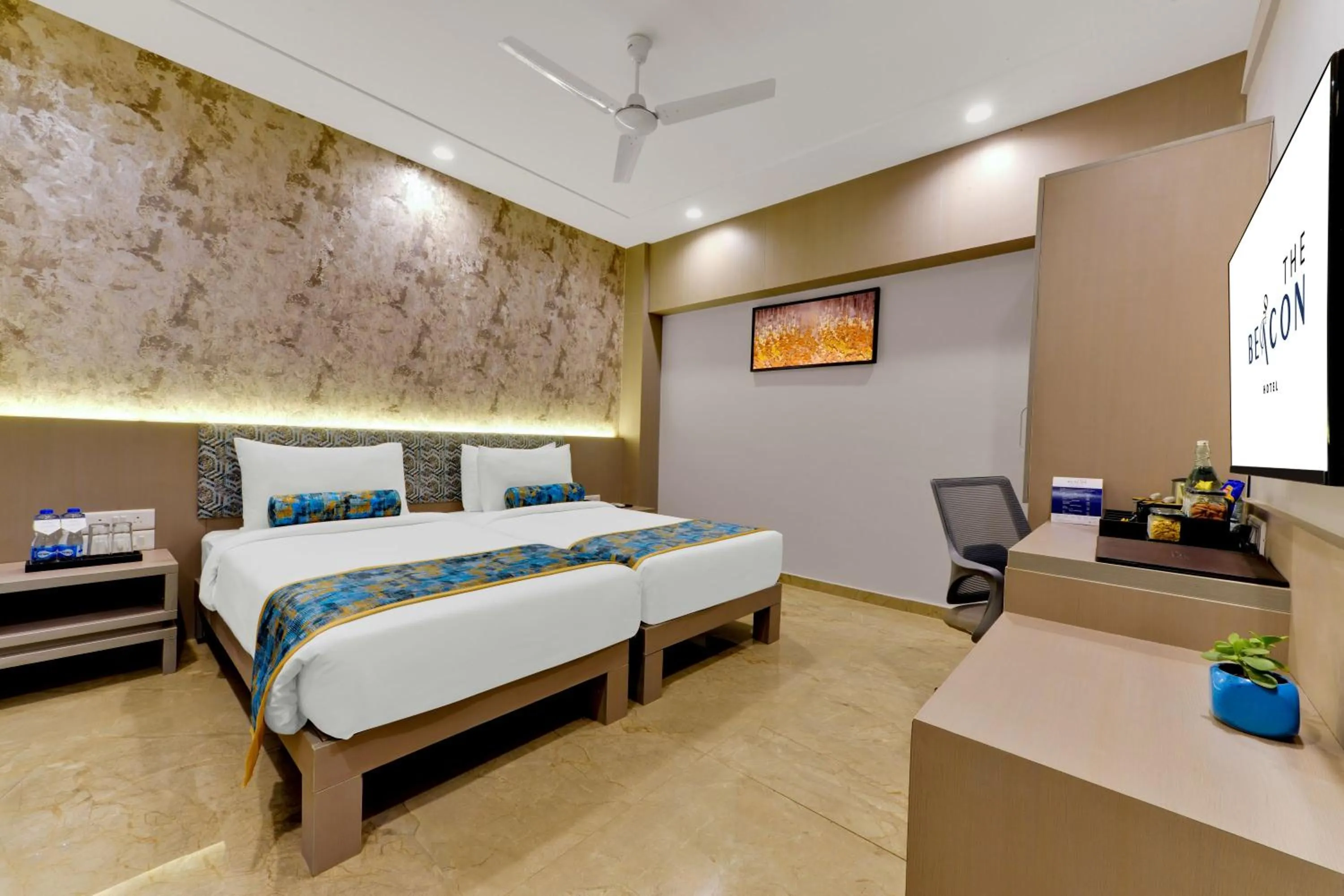 View (from property/room), Bed in Iris Beacon Hotel