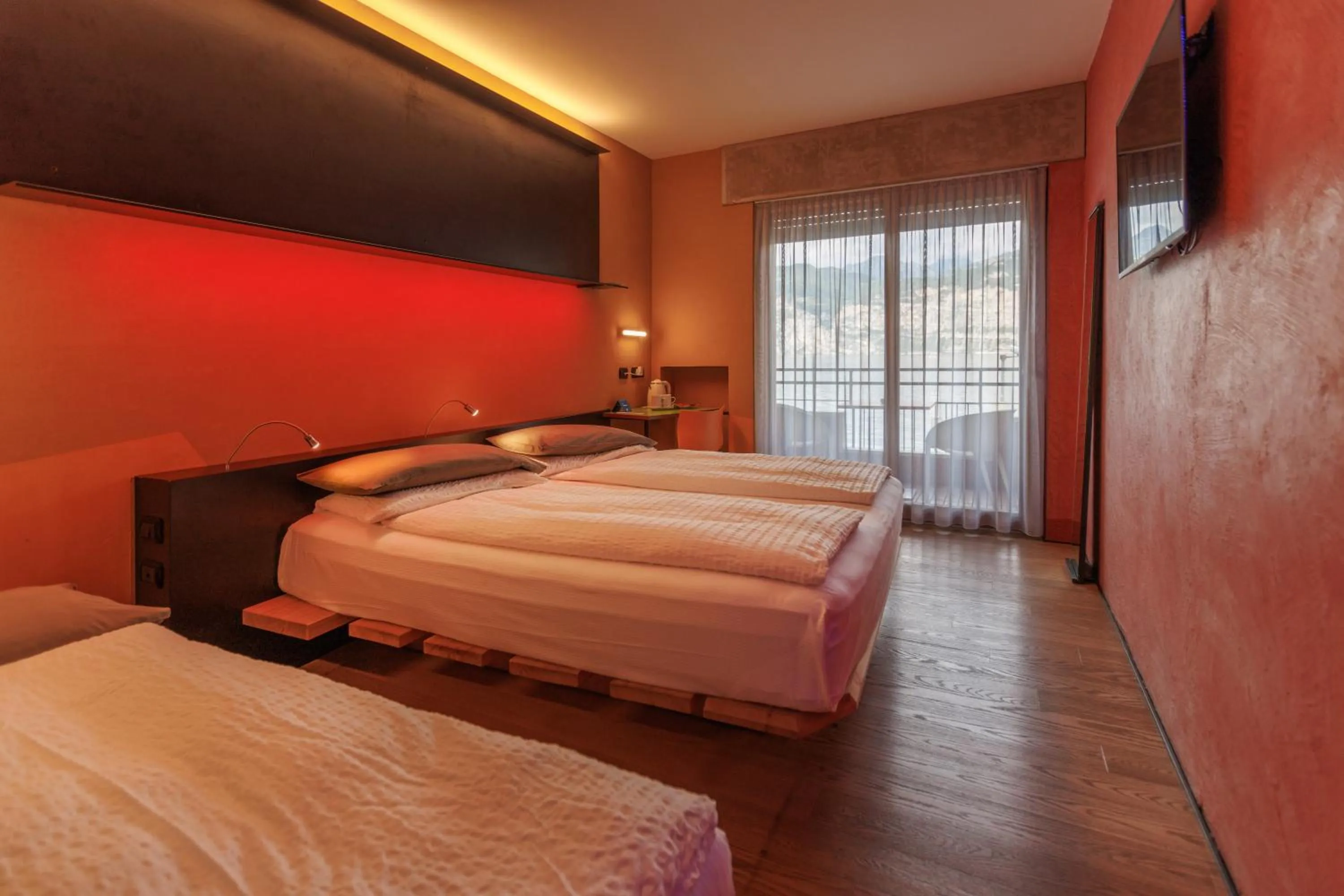 Bed in Ambienthotel PrimaLuna 3S