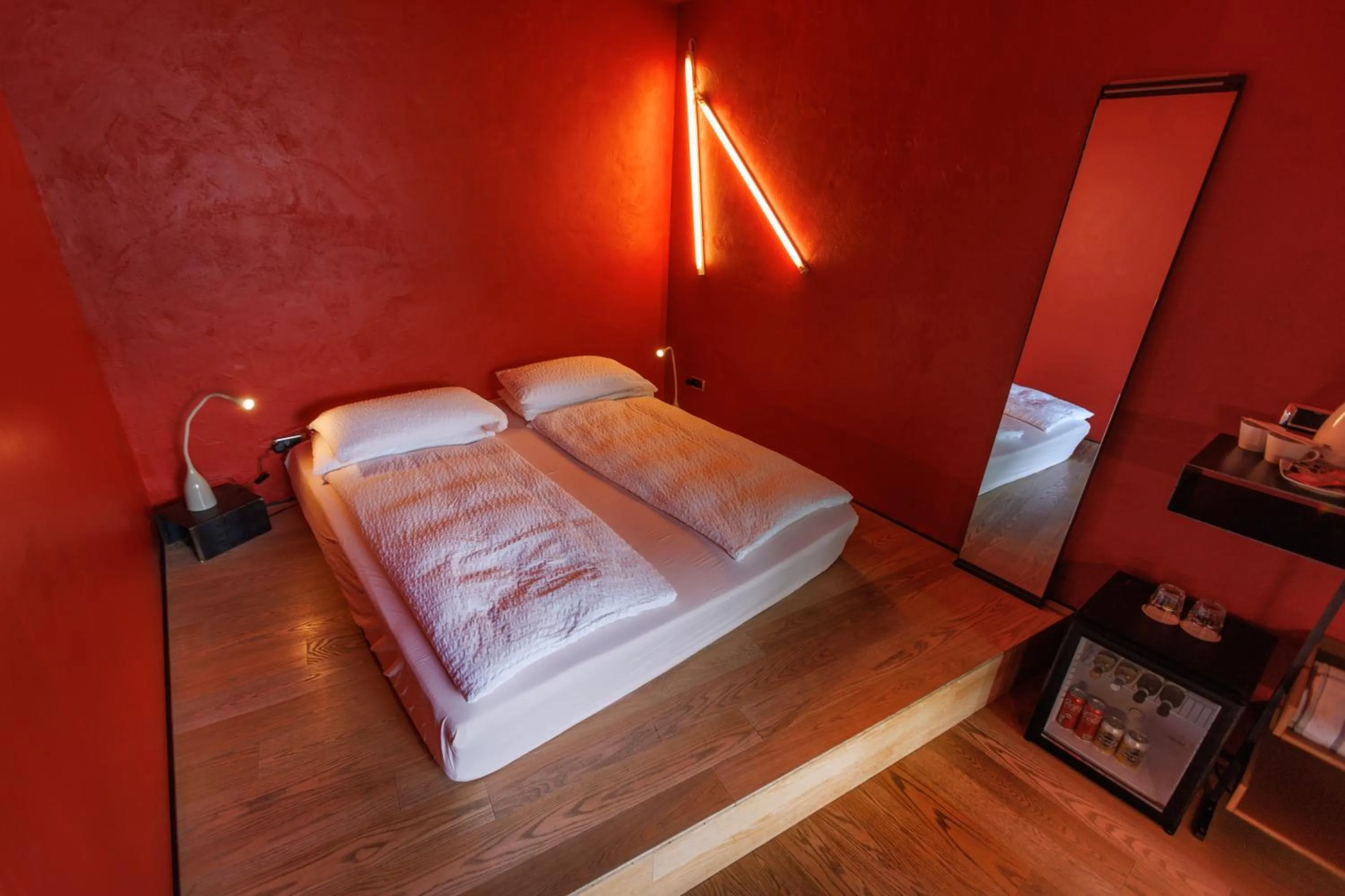 Bed in Ambienthotel PrimaLuna 3S