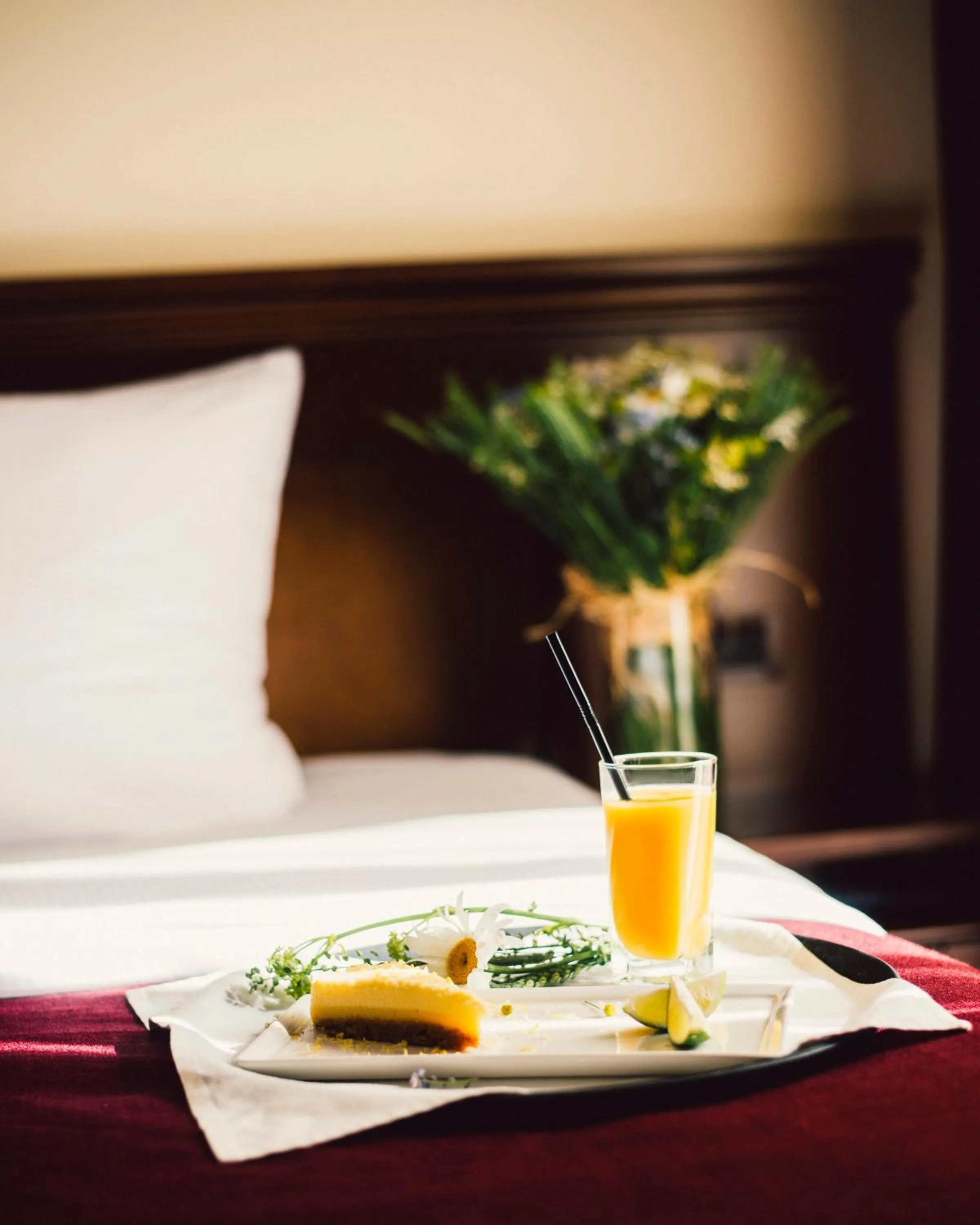 Bed in Elegant Hotel & Resort