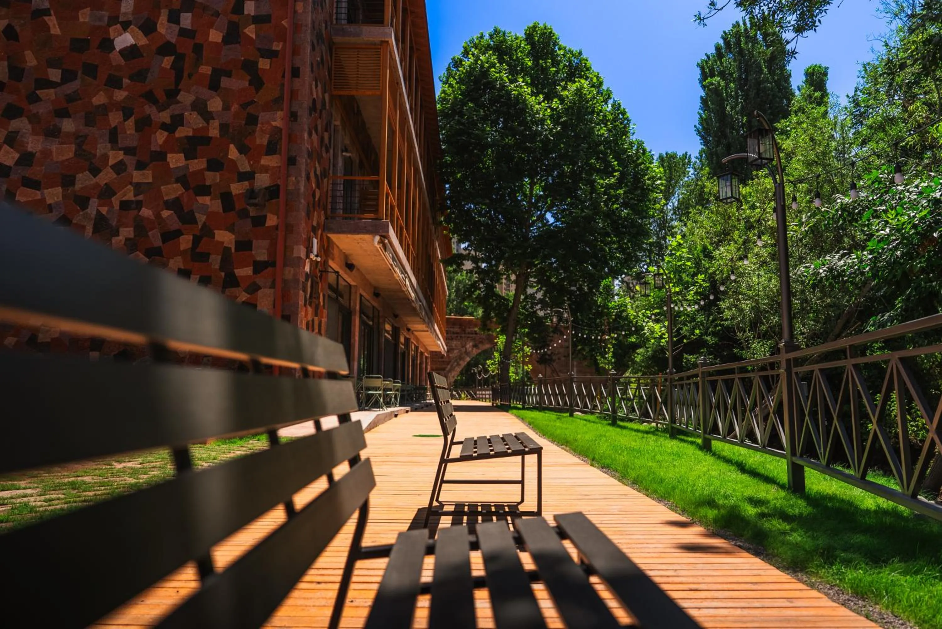 Garden view in Red Bridge Yerevan