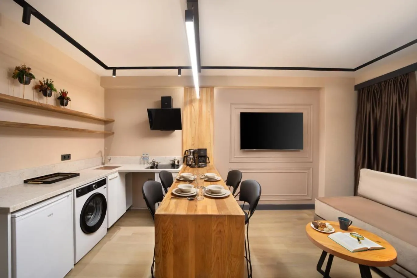 Coffee/tea facilities in Şişli Family Time Suites