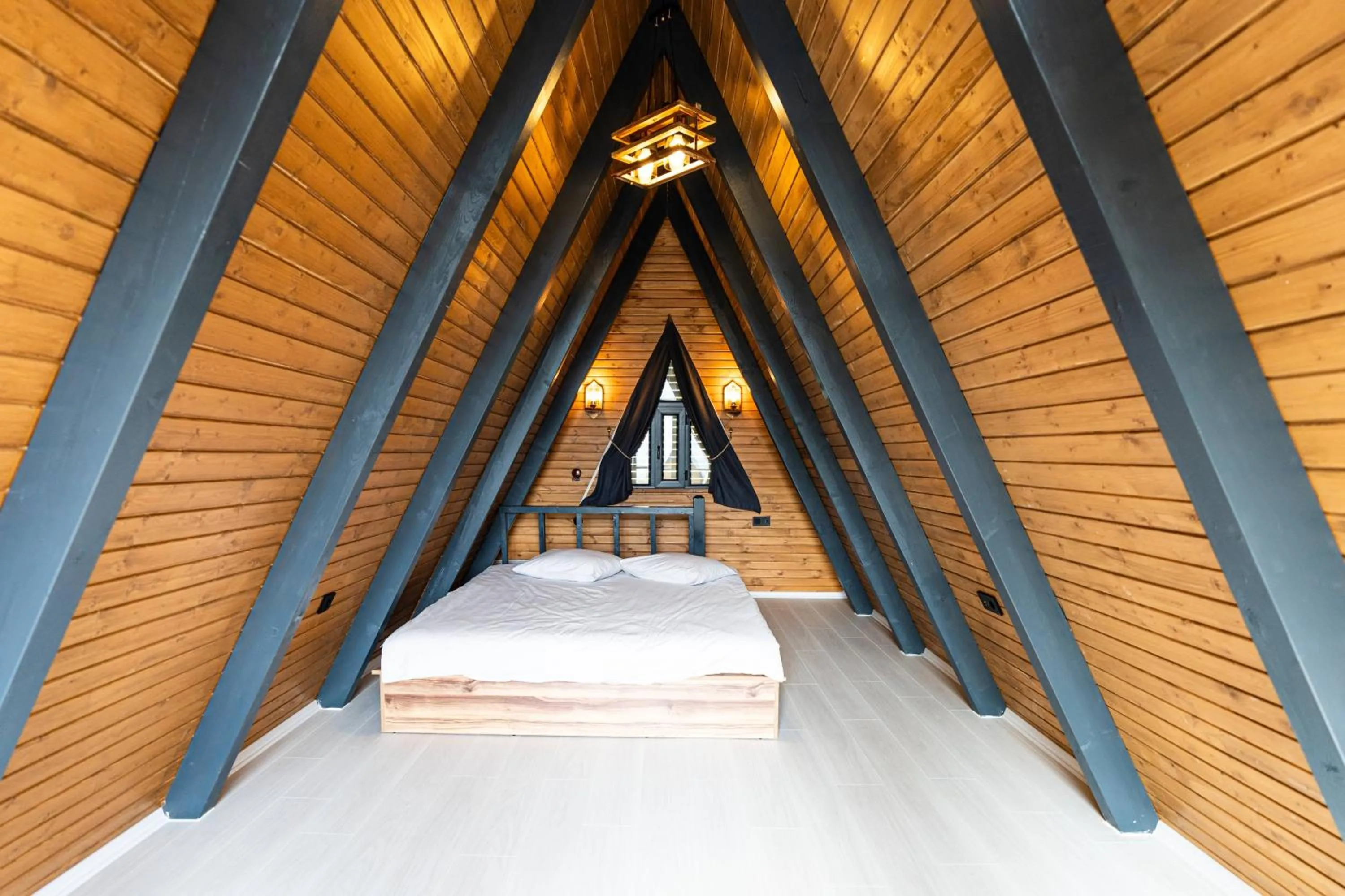 Bed in Happy Enjoy Bungalow