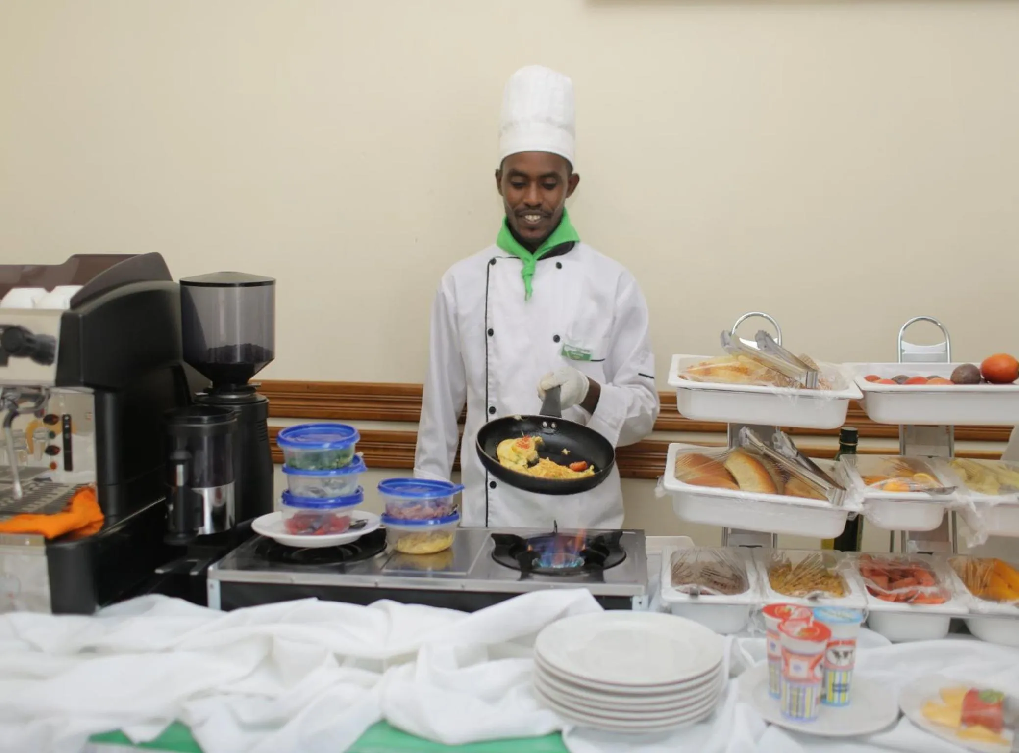 Continental breakfast in Five to Five Hotel