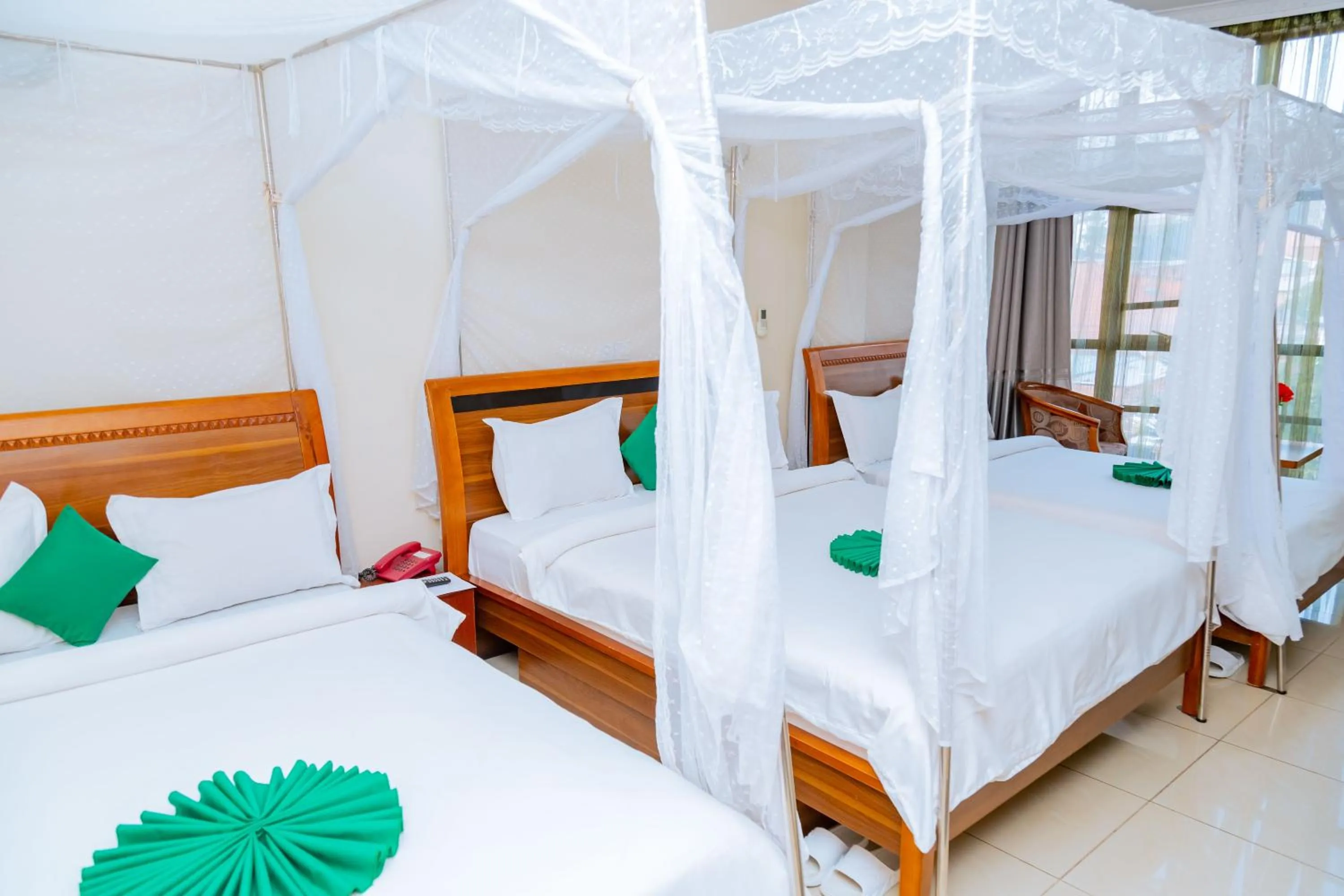 Bed in Five to Five Hotel