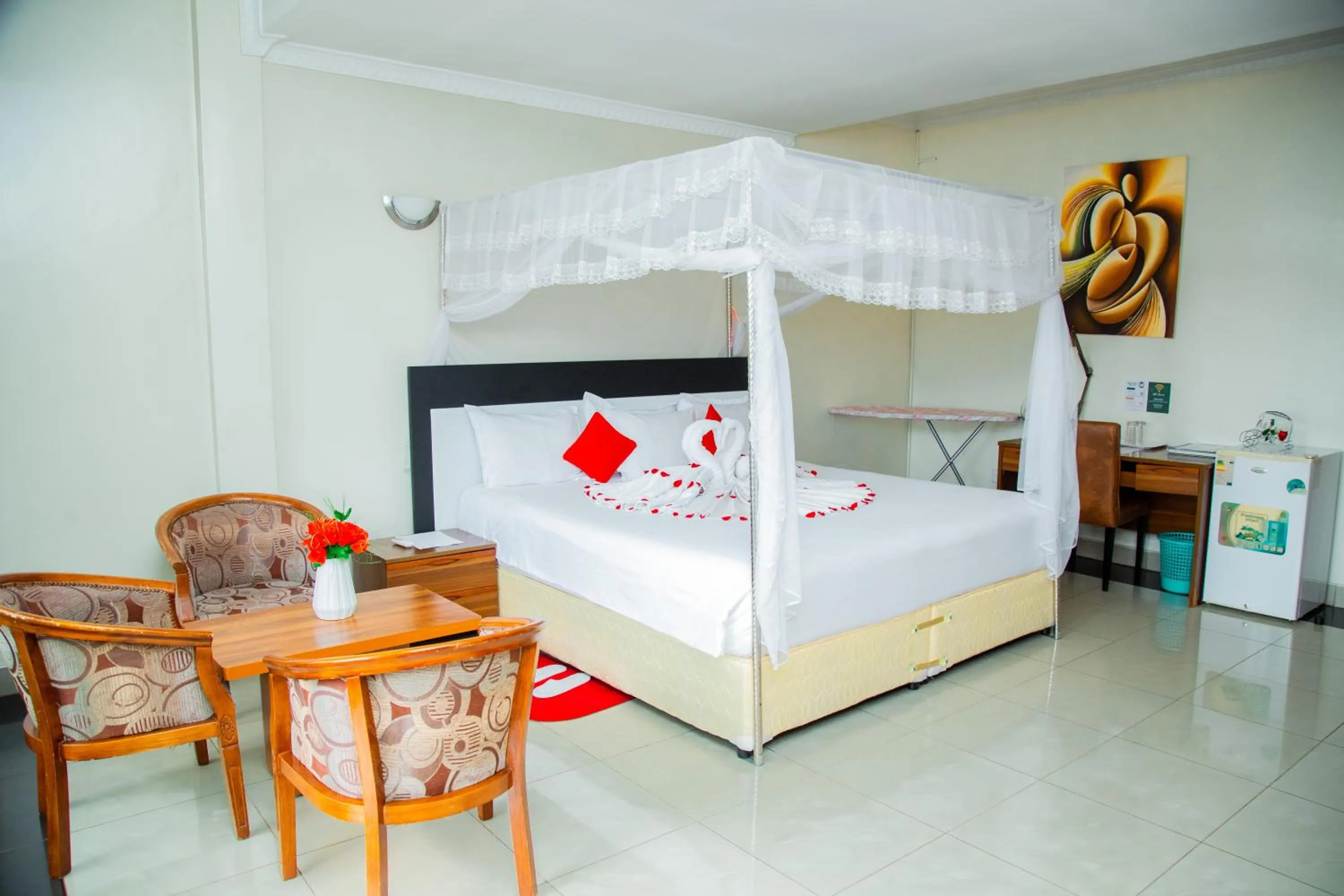 Photo of the whole room, Bed in Five to Five Hotel