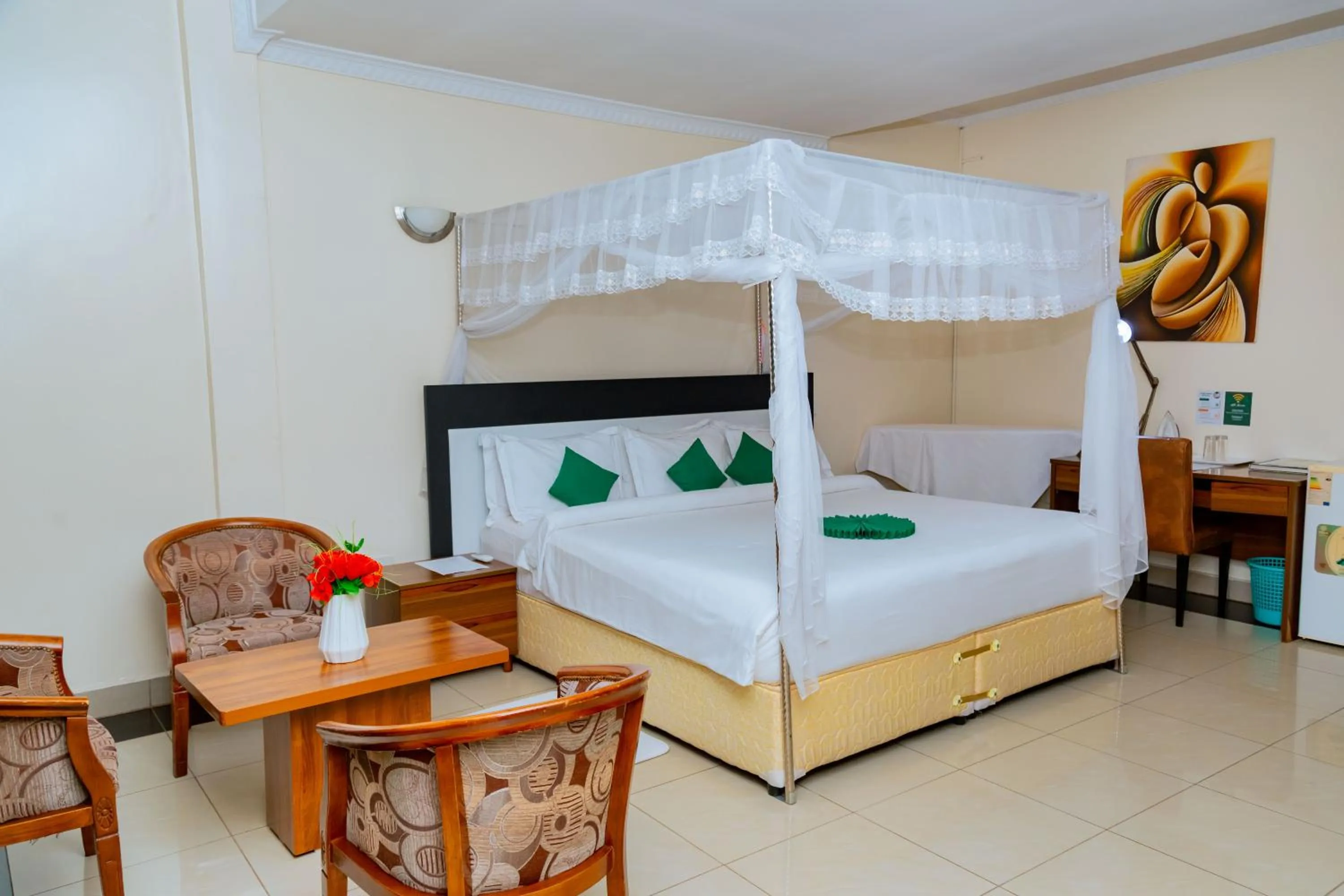 Photo of the whole room, Bed in Five to Five Hotel