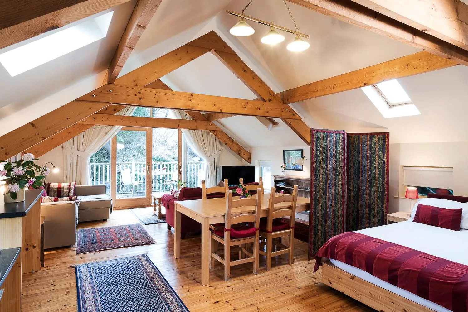 Bed in Cherryhill Lodge