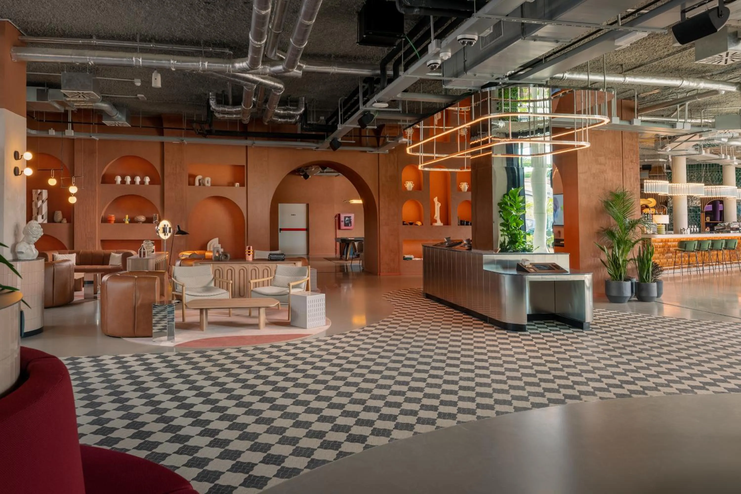 Lobby or reception in The Social Hub Rome
