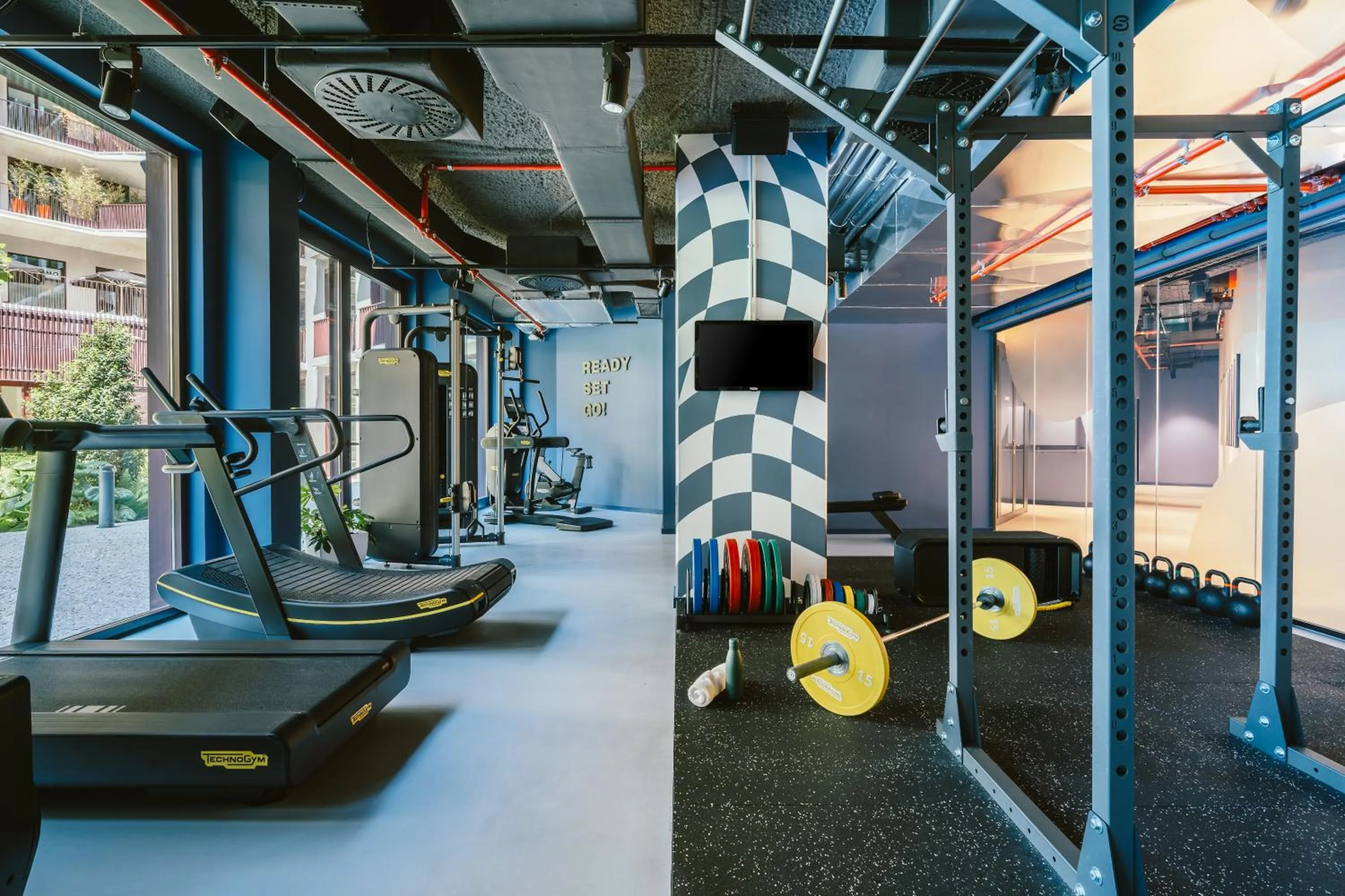 Fitness centre/facilities in The Social Hub Porto