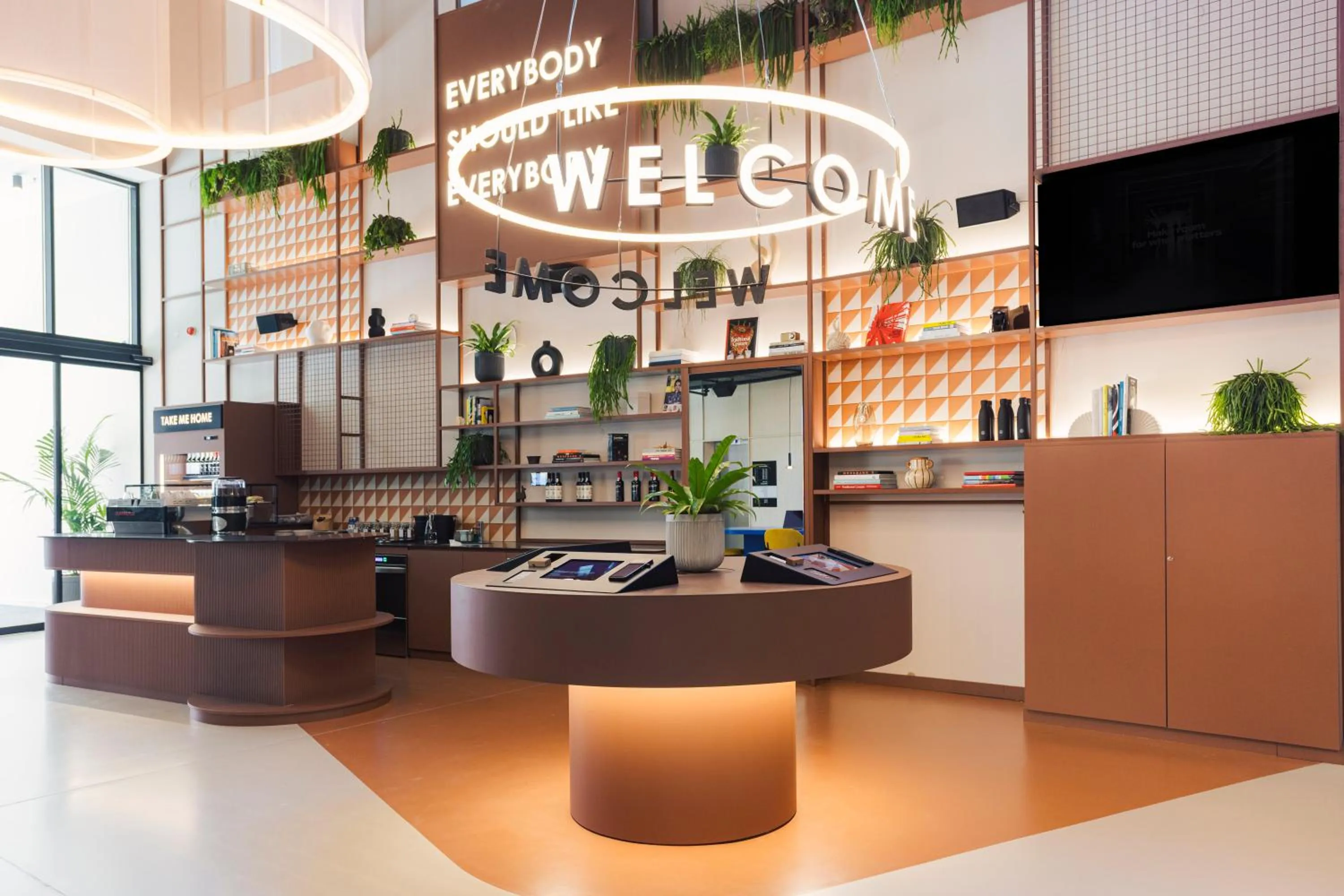 Lobby or reception in The Social Hub Porto