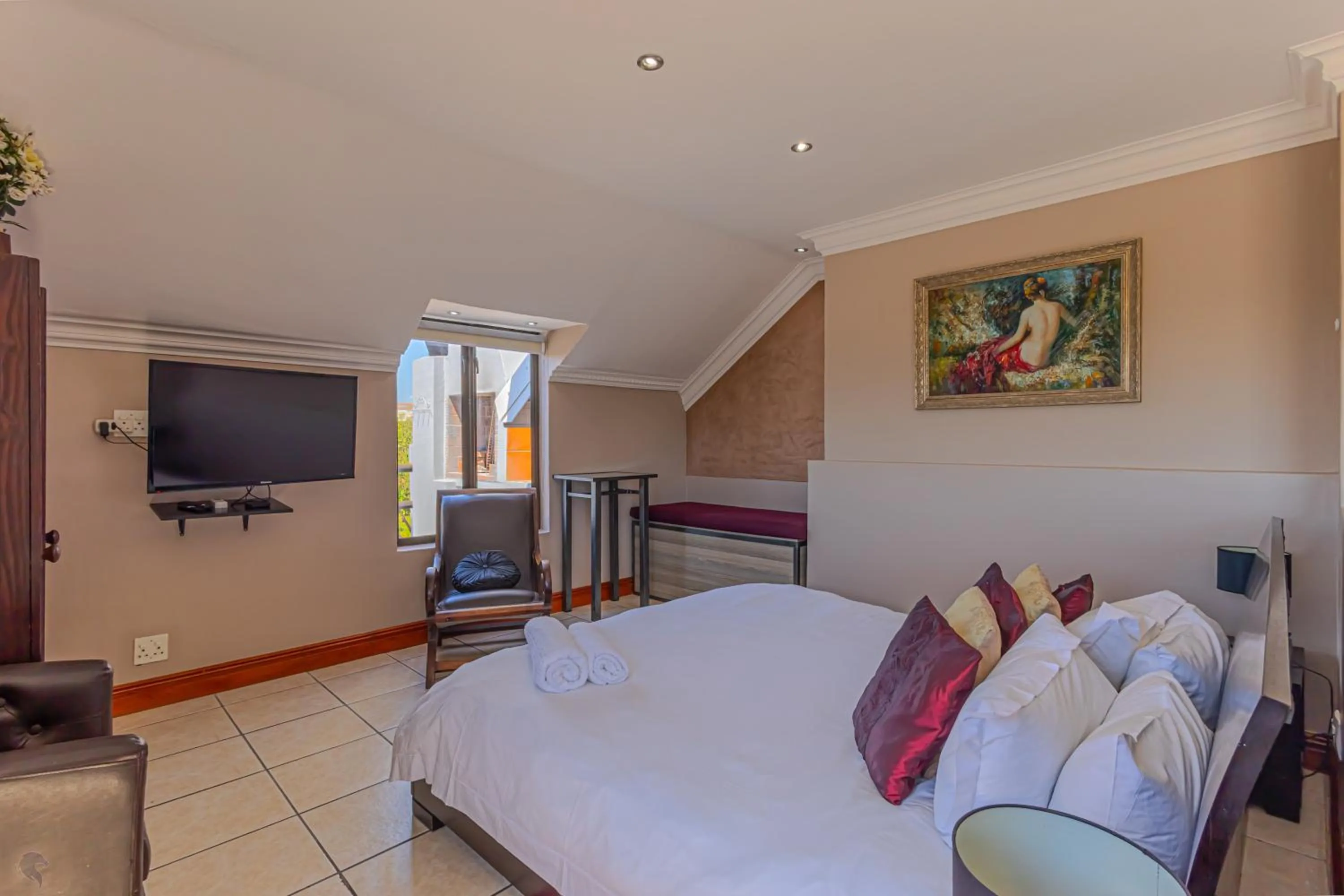 Bed in Holiday Guest House Langebaan