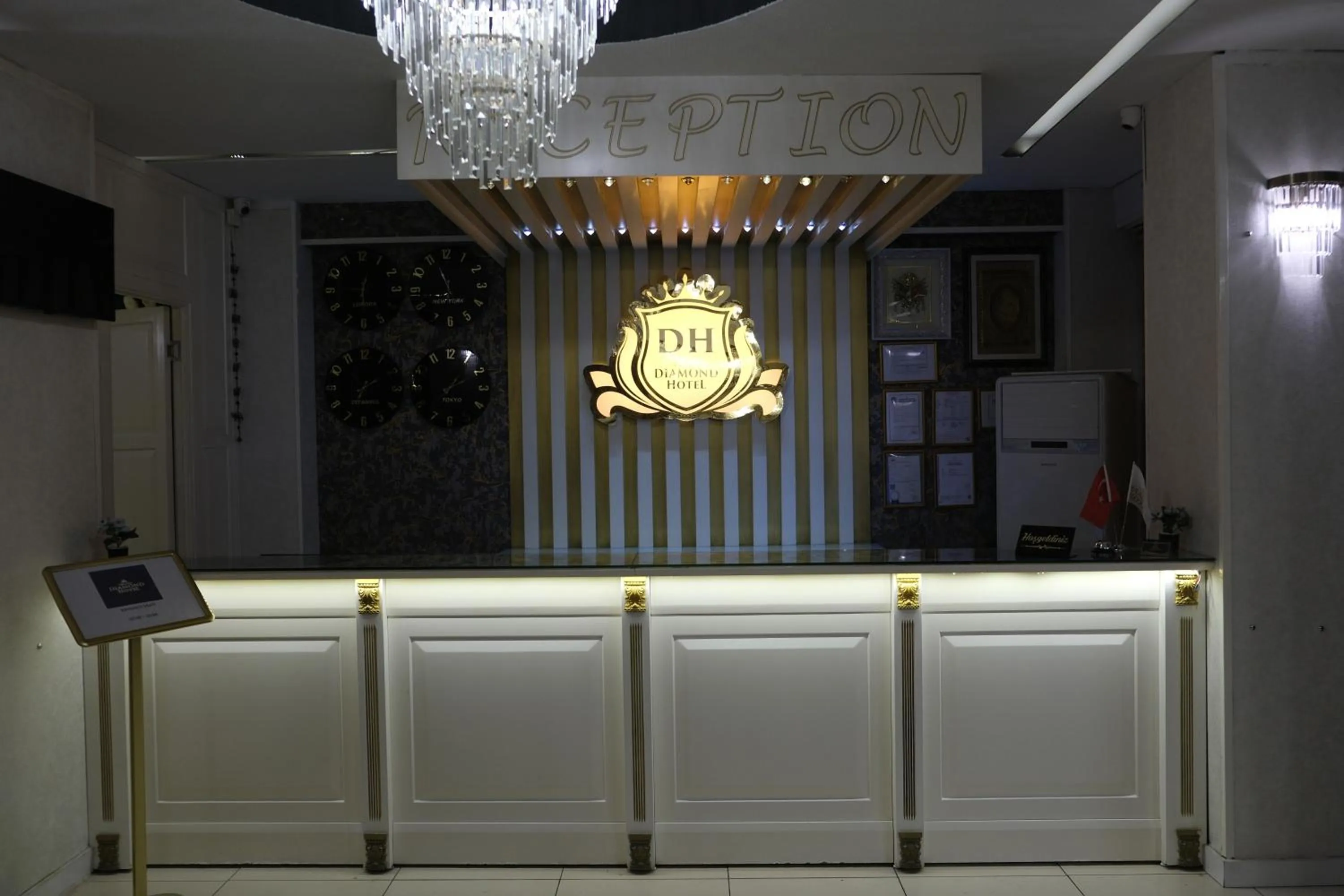 Lobby or reception in Grand Diamond Hotel