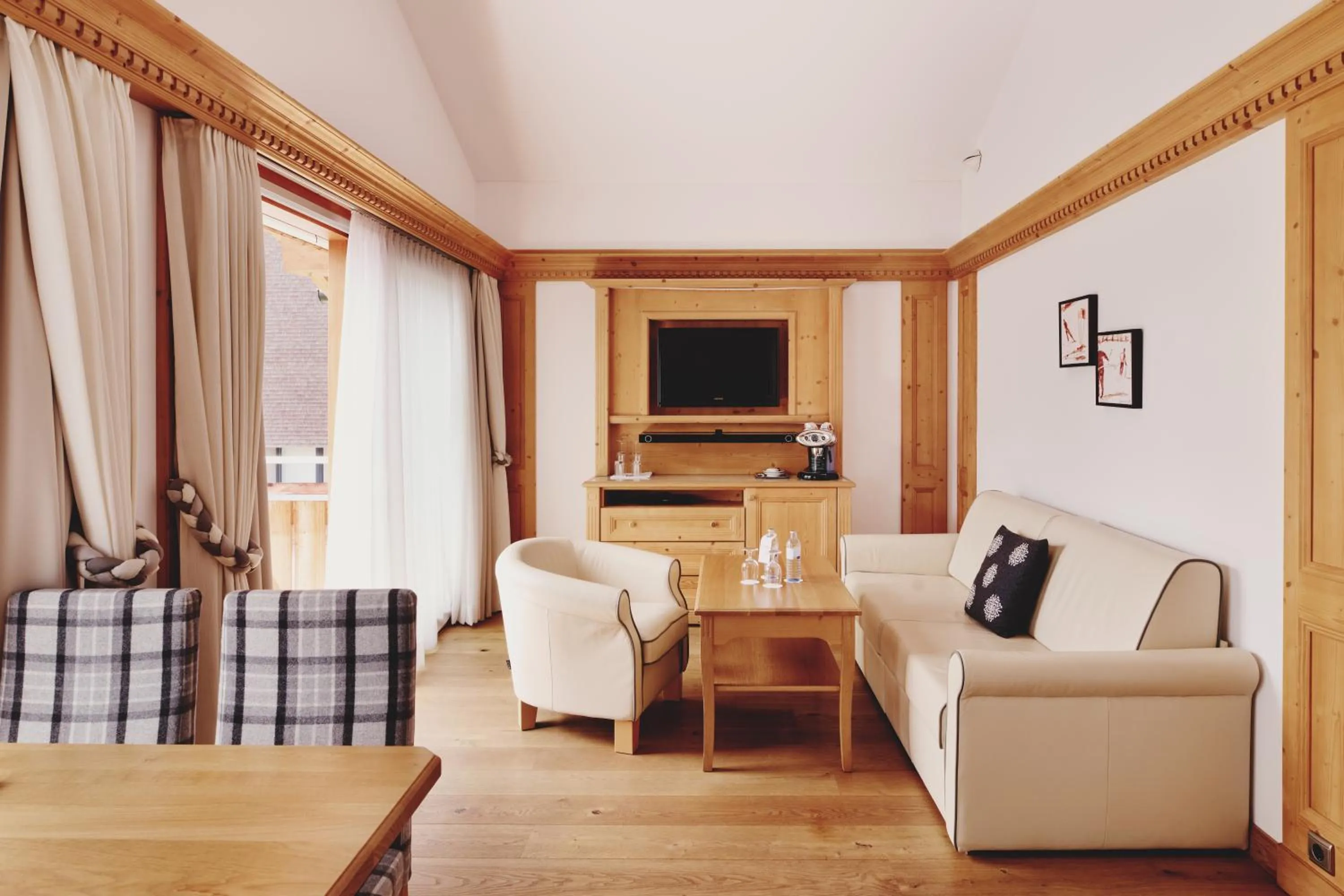 Living room in Burg Hotel Oberlech