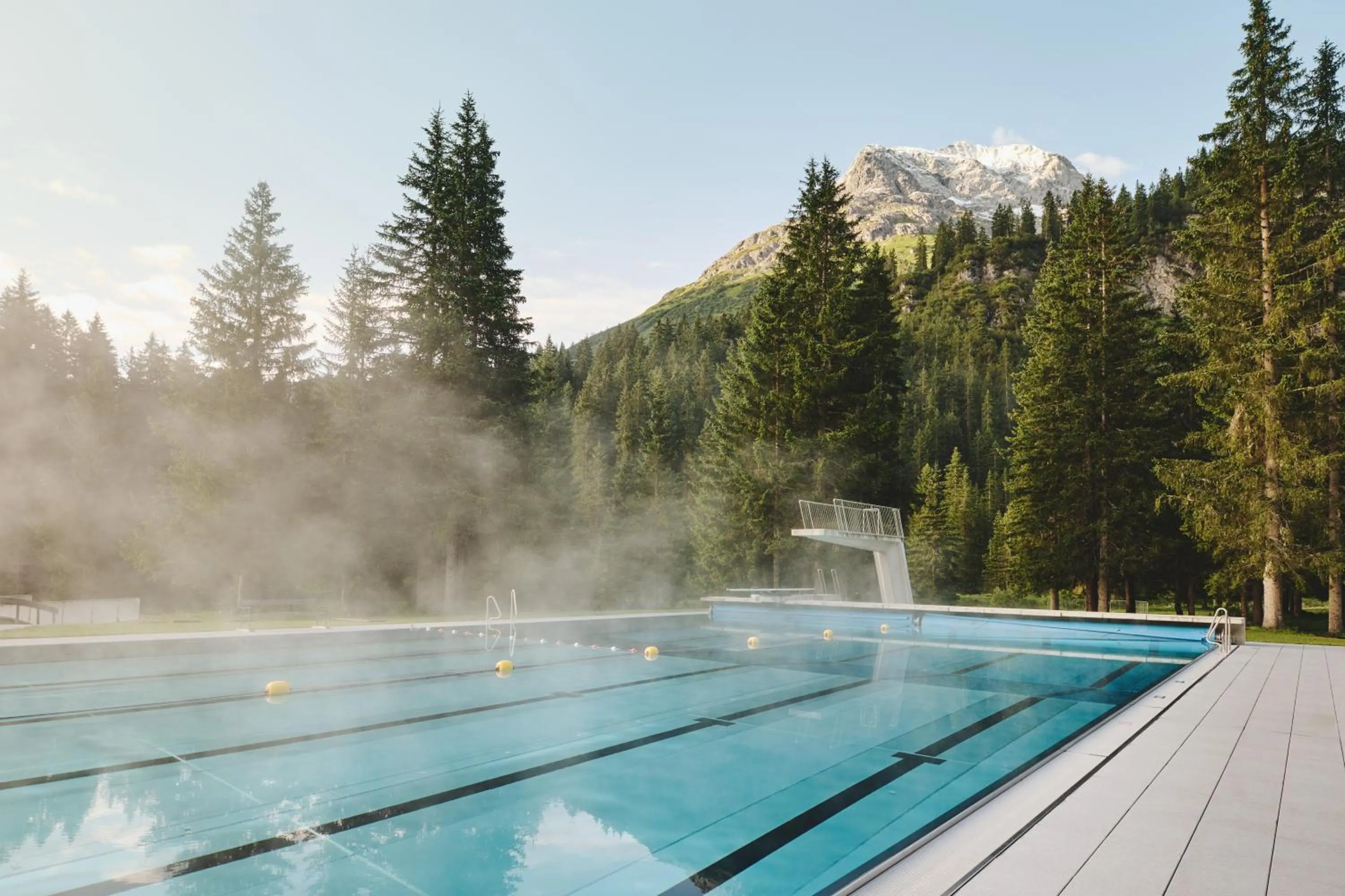 Swimming pool in Burg Hotel Oberlech