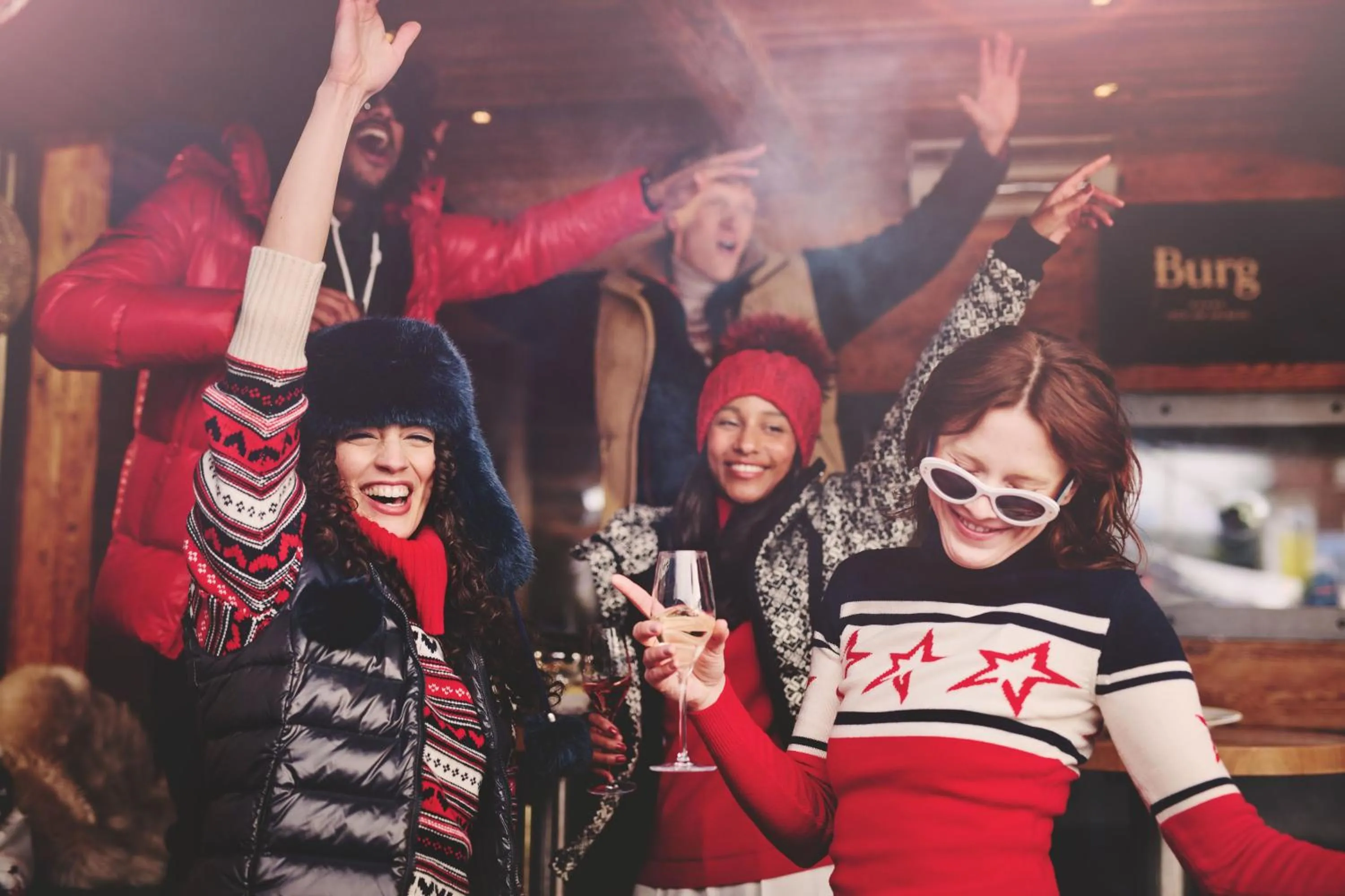 Lounge or bar in Burg Hotel Oberlech