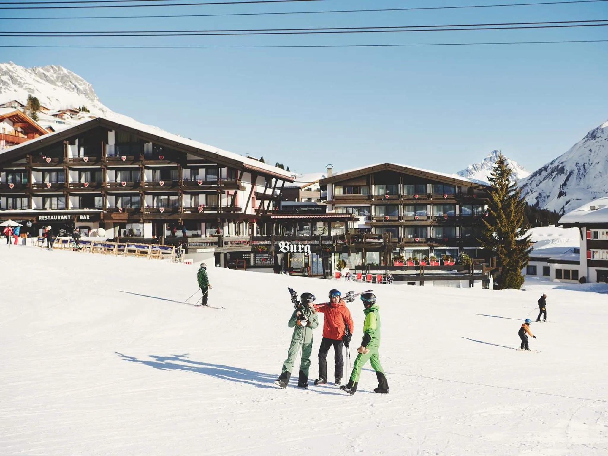 Property building in Burg Hotel Oberlech