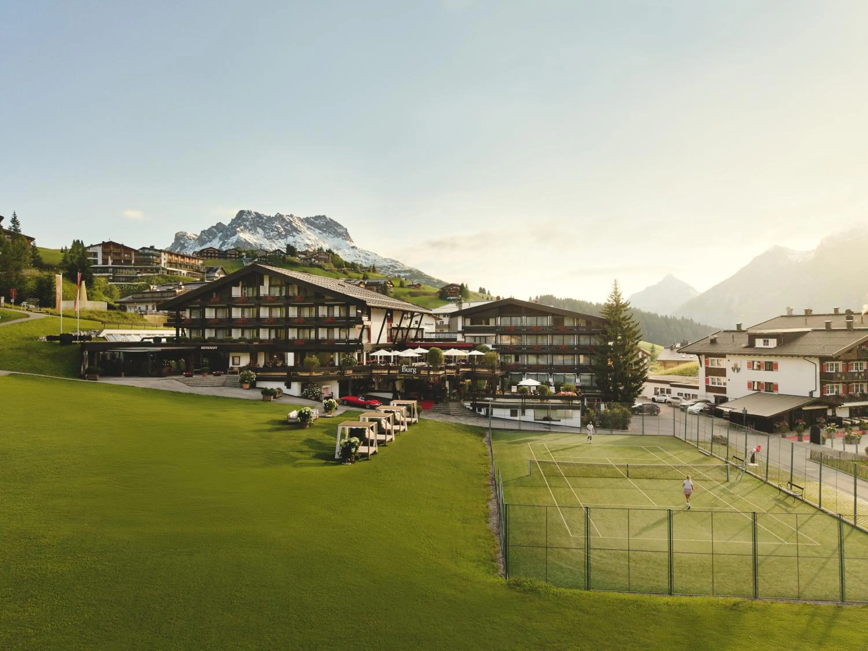 Property building in Burg Hotel Oberlech