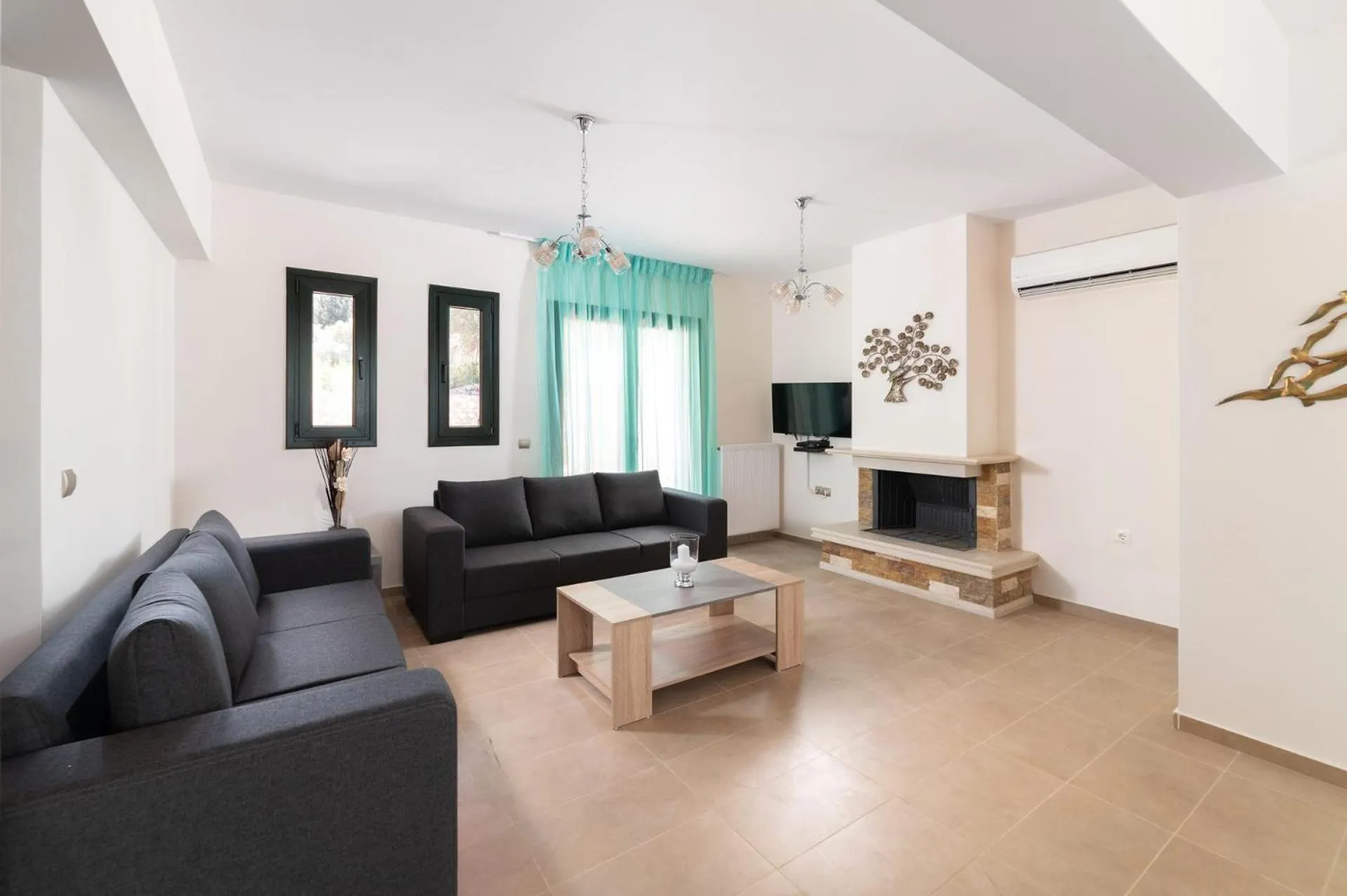 Living room in Seven Springs Villas