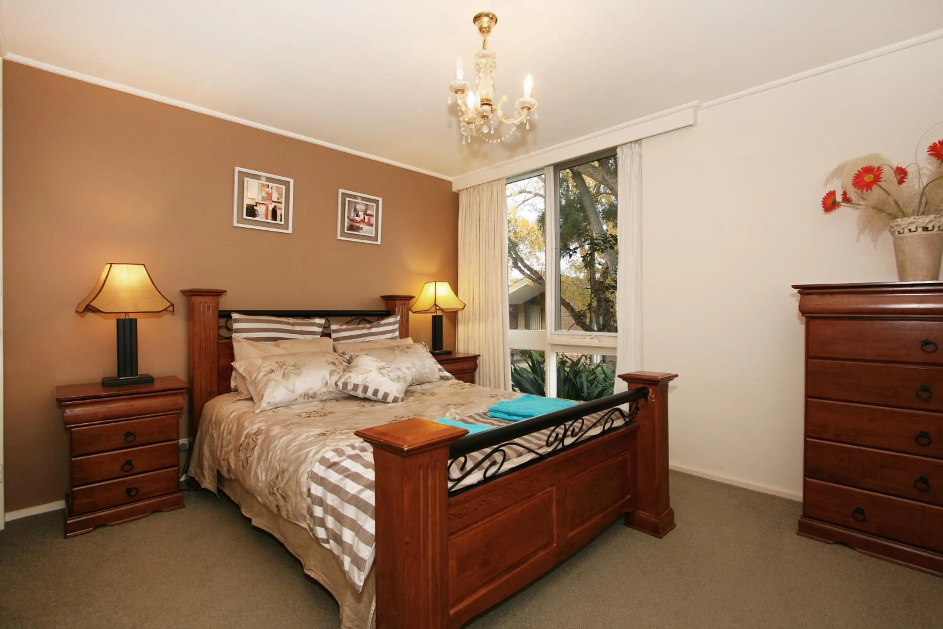 Bedroom in Wattle Holiday Rental