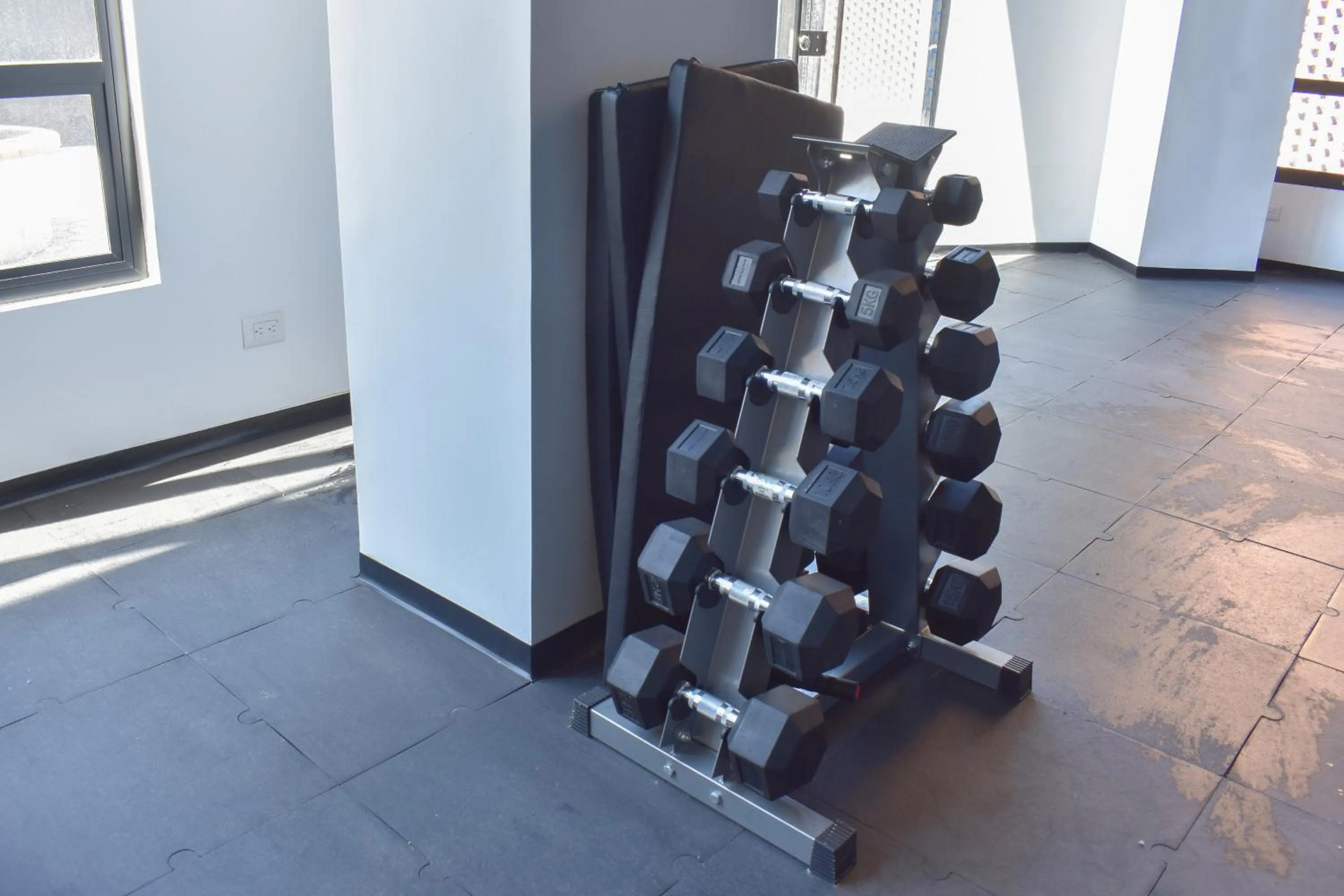 Fitness centre/facilities in VOU Suites by Avia Suites