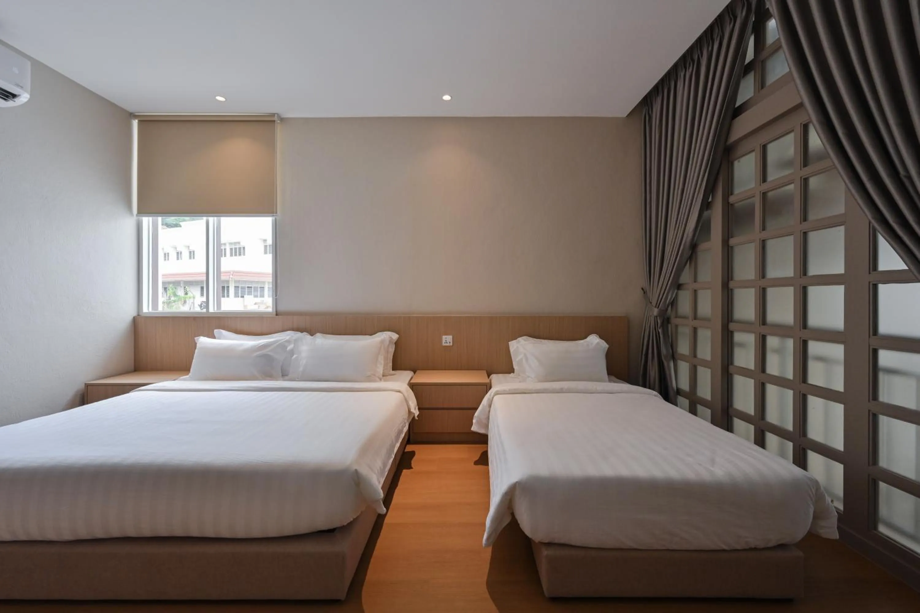 Bed in Simple Sanctuary Tanjung Tokong