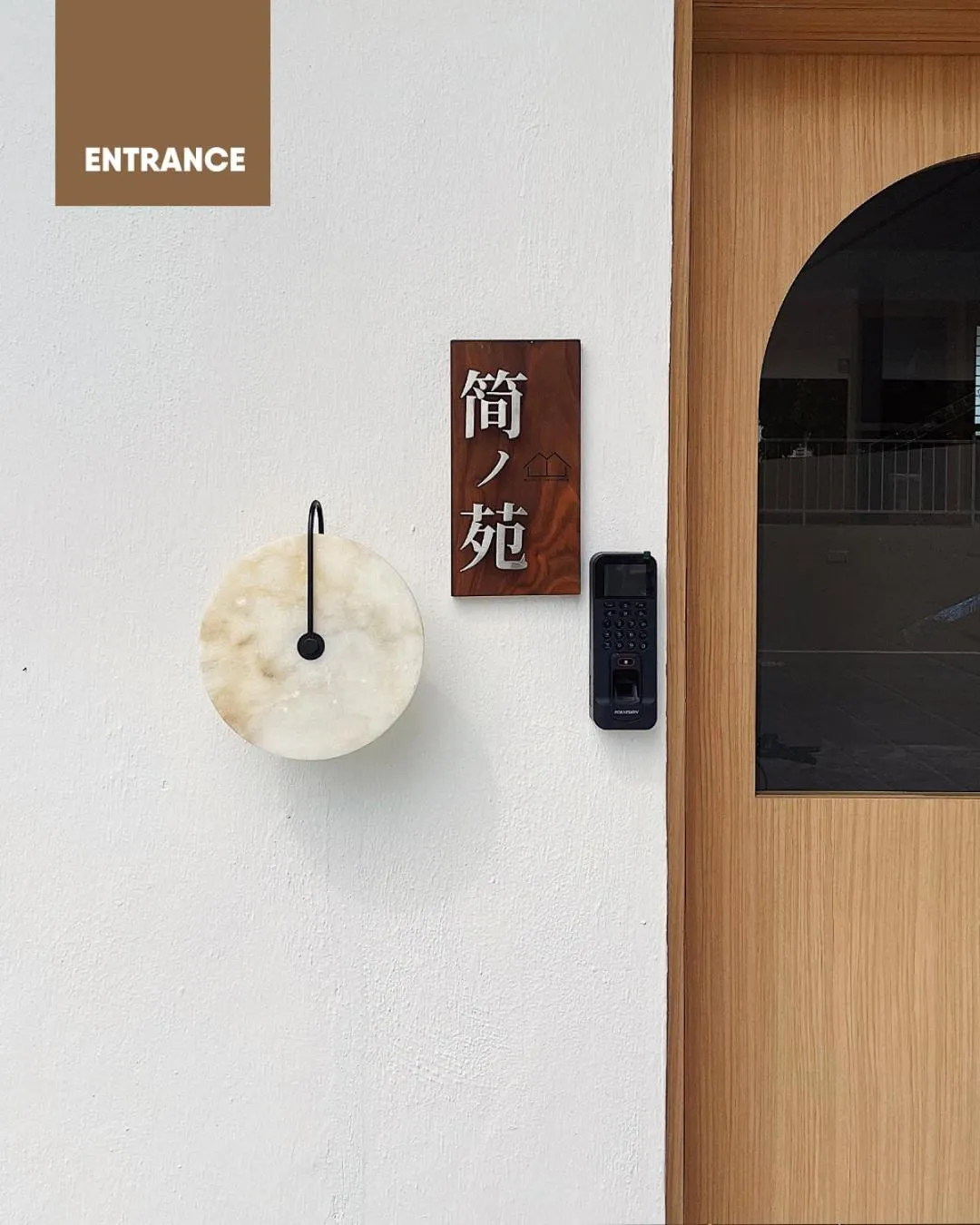 Facade/entrance in Simple Sanctuary Tanjung Tokong