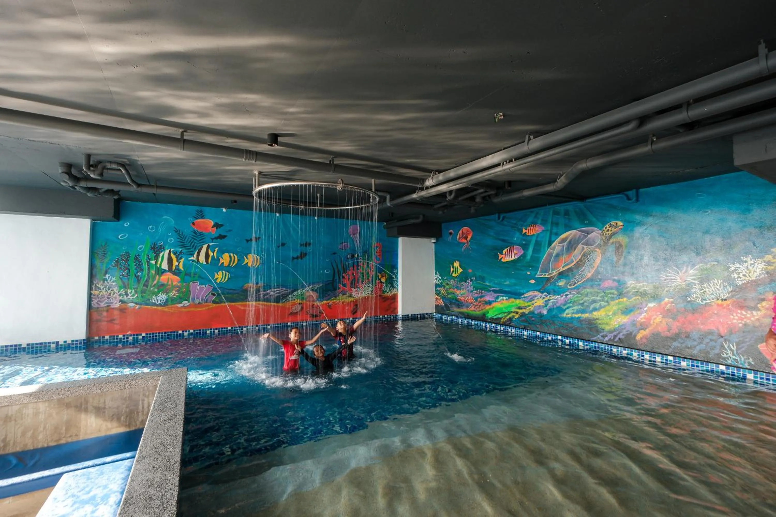 Swimming pool in G Residence Sky Suite