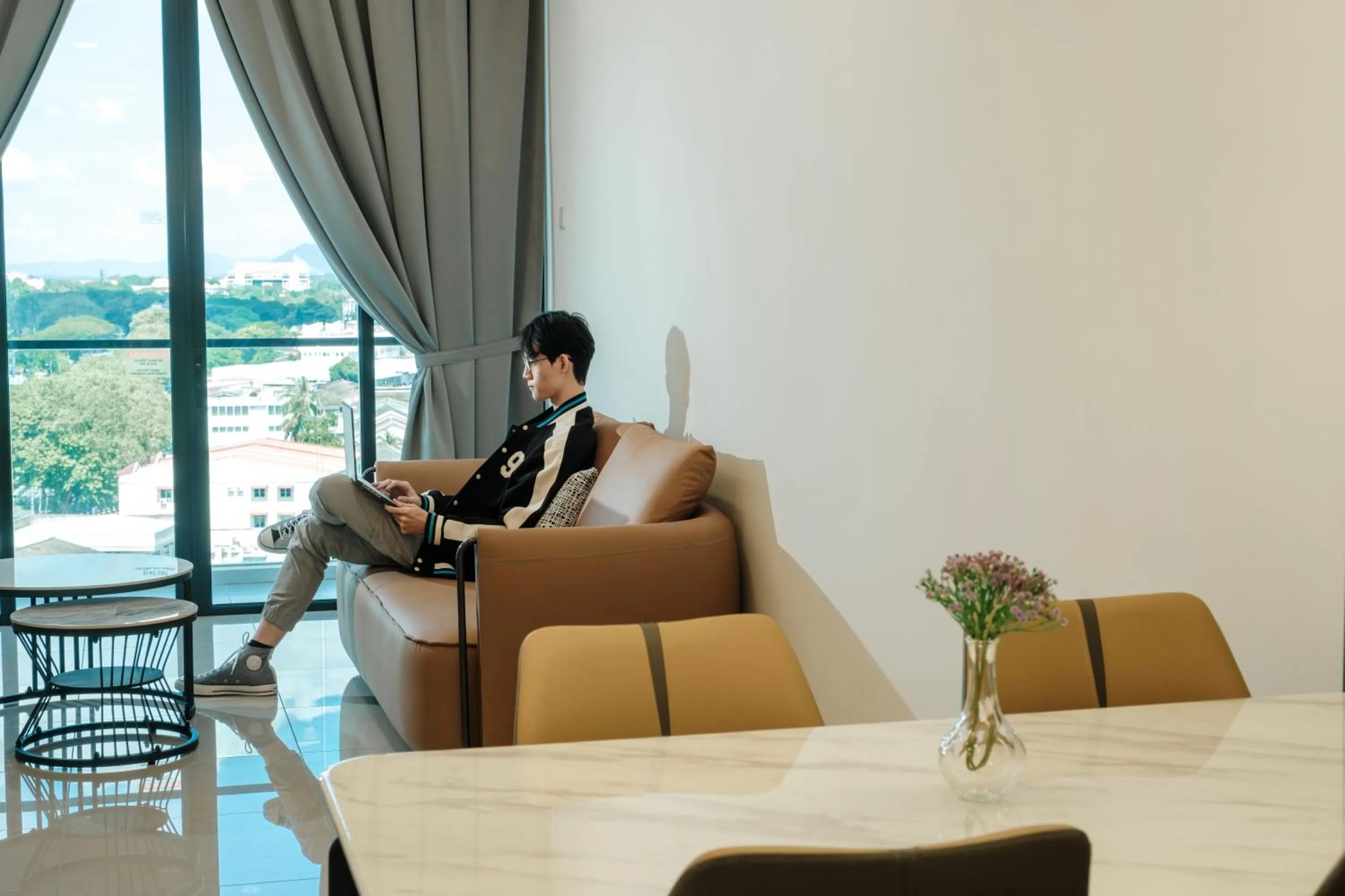 People in G Residence Sky Suite