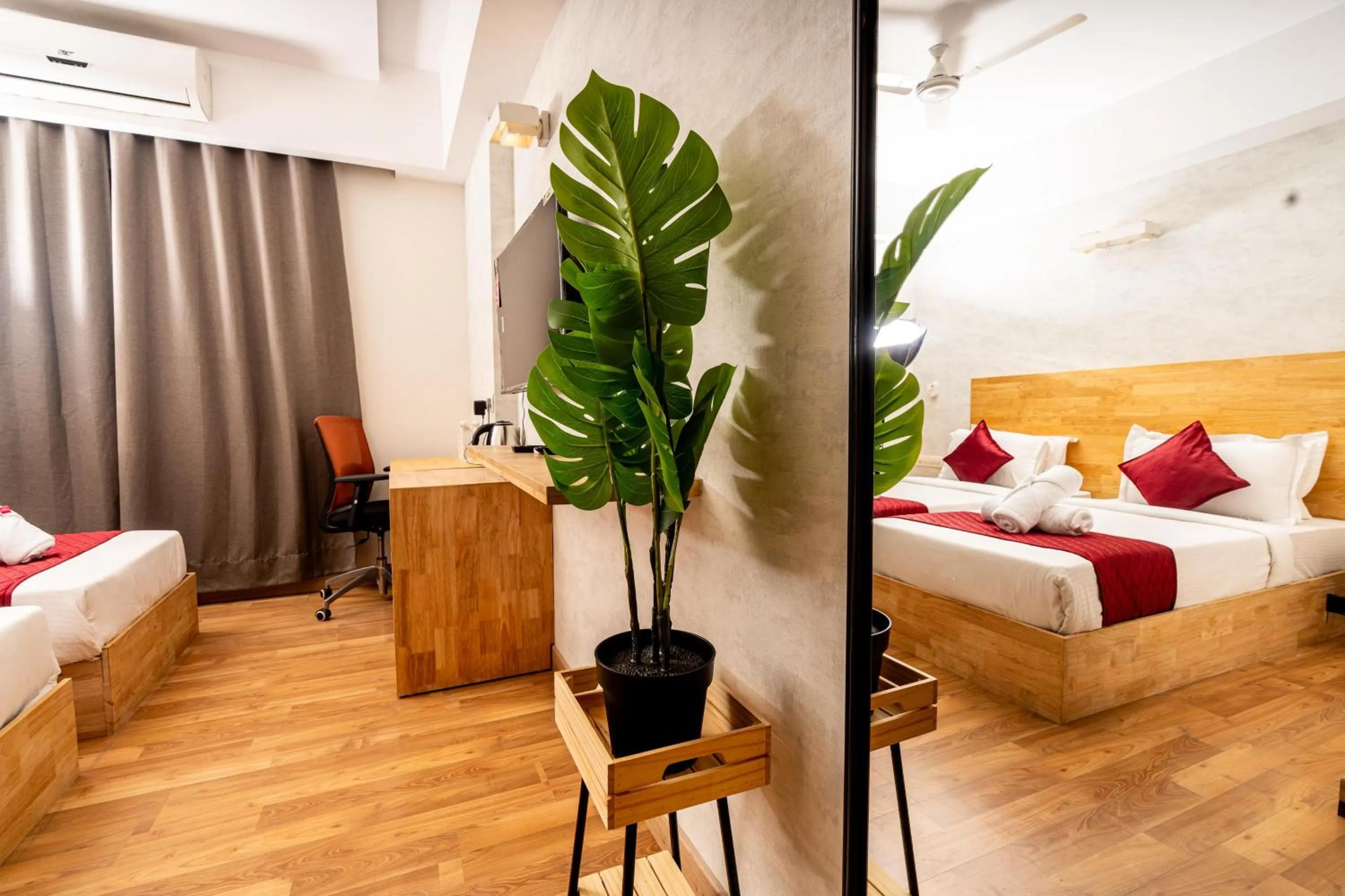 Bed in Casa Hotel, Jubilee Hills