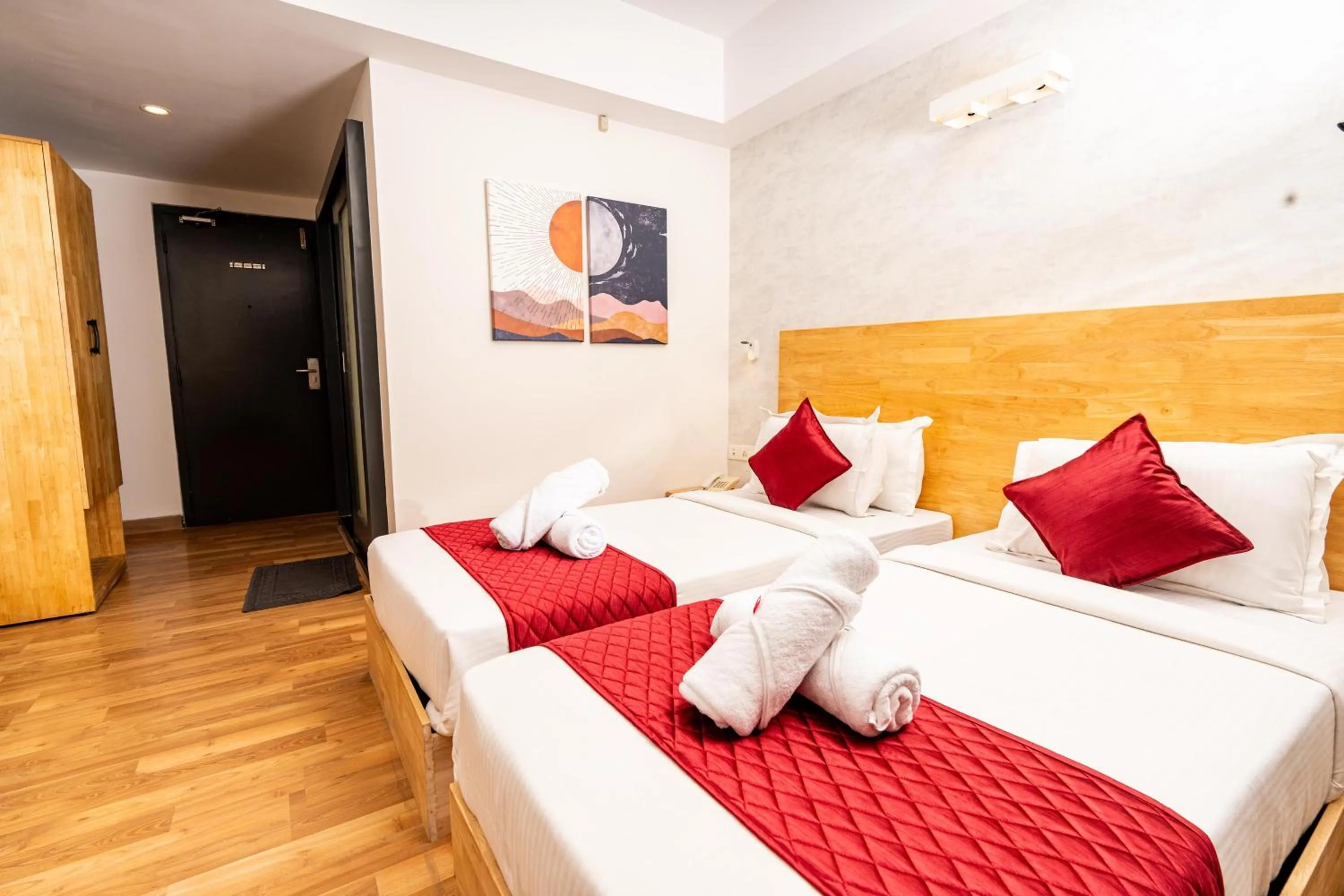 Bed in Casa Hotel, Jubilee Hills