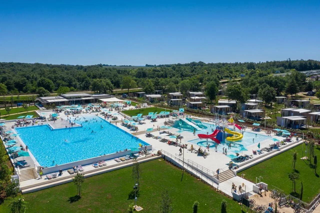 Bird's eye view in Mobile Homes Relax Park Umag