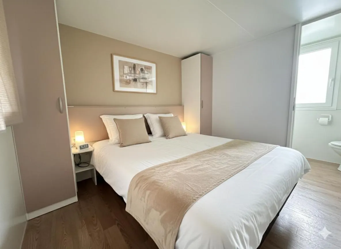 Bedroom, Bed in Mobile Homes Relax Park Umag