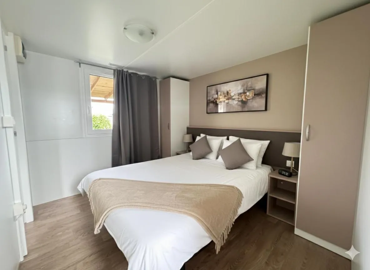 Bedroom, Bed in Mobile Homes Relax Park Umag