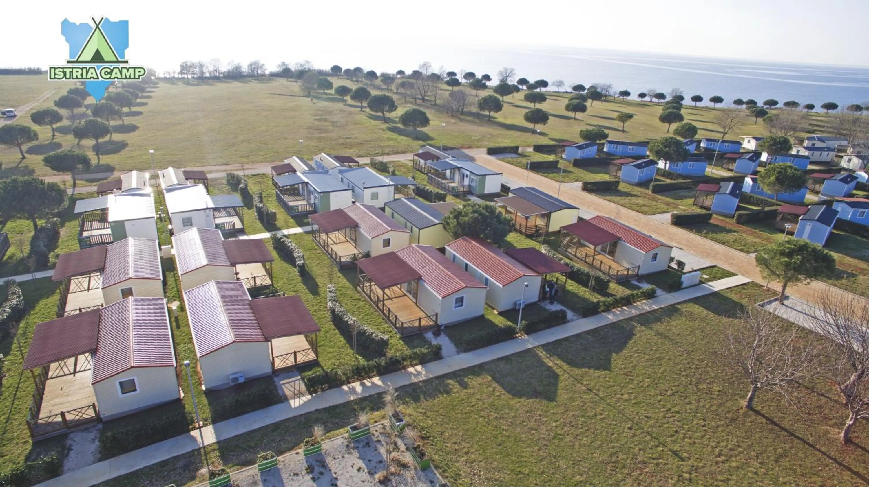 Bird's eye view in Mobile Homes Relax Park Umag