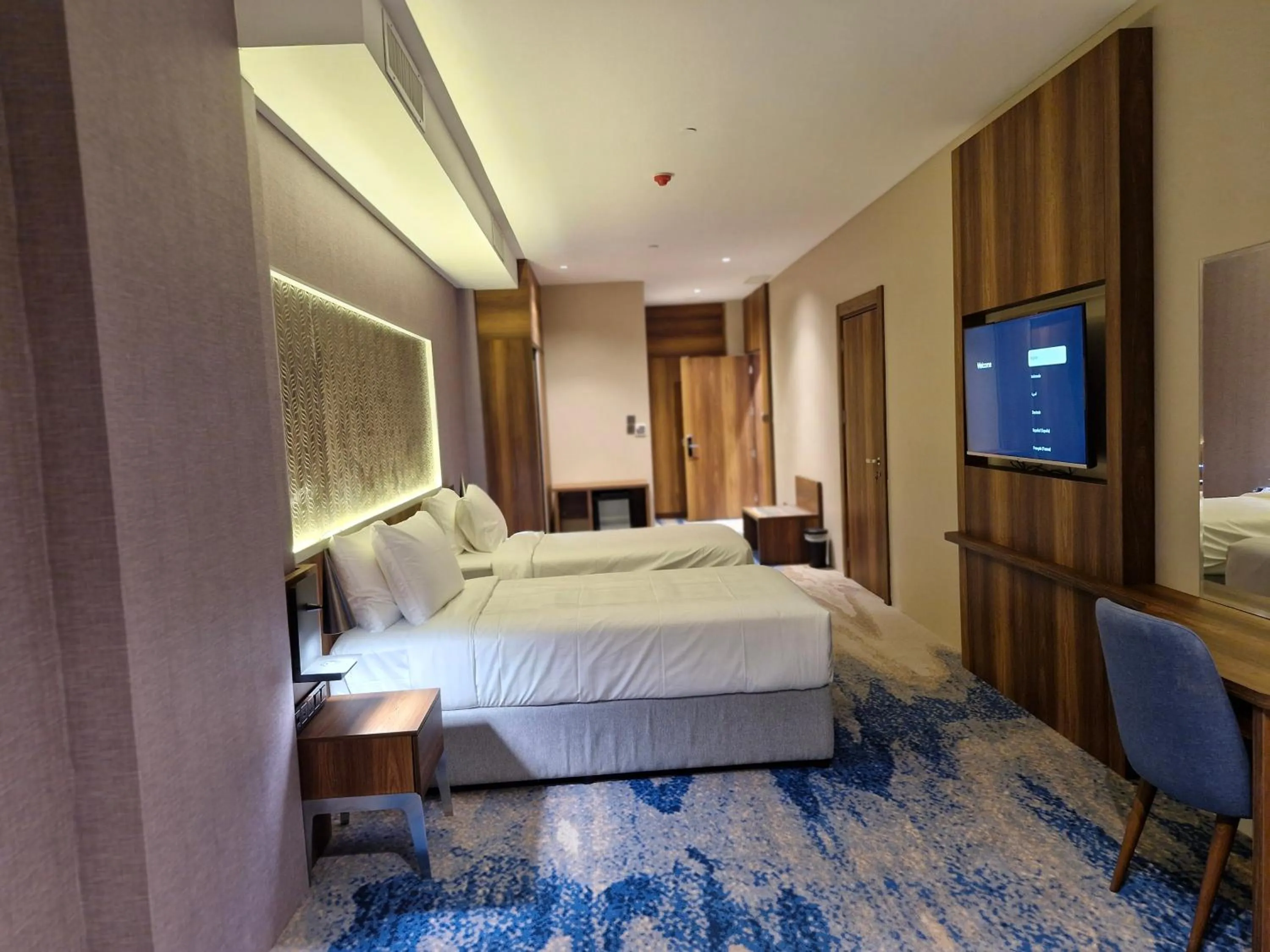 Bed in Ocean View Hotel Kuwait